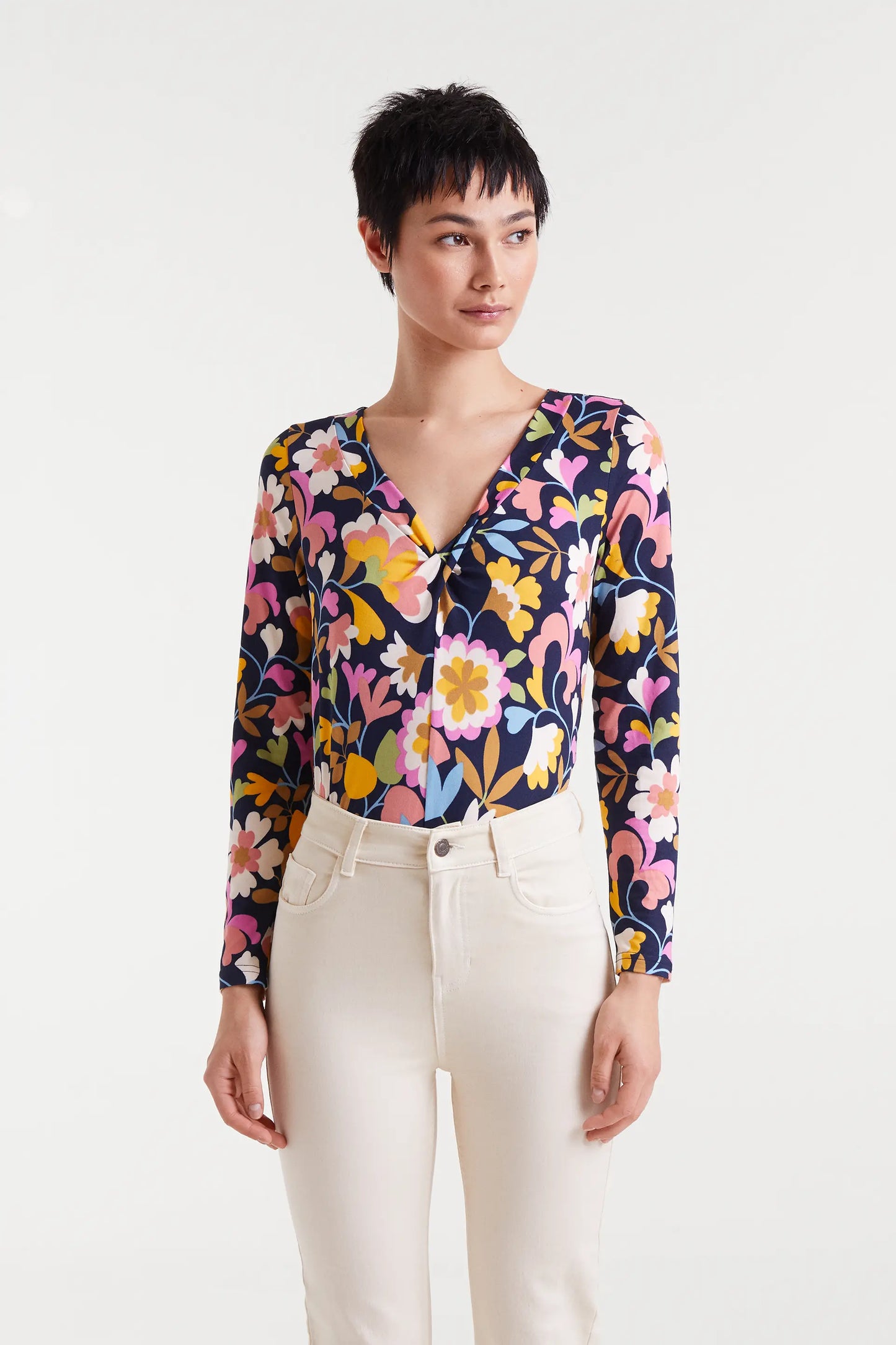 Camiseta manga larga con estampado Baboushka