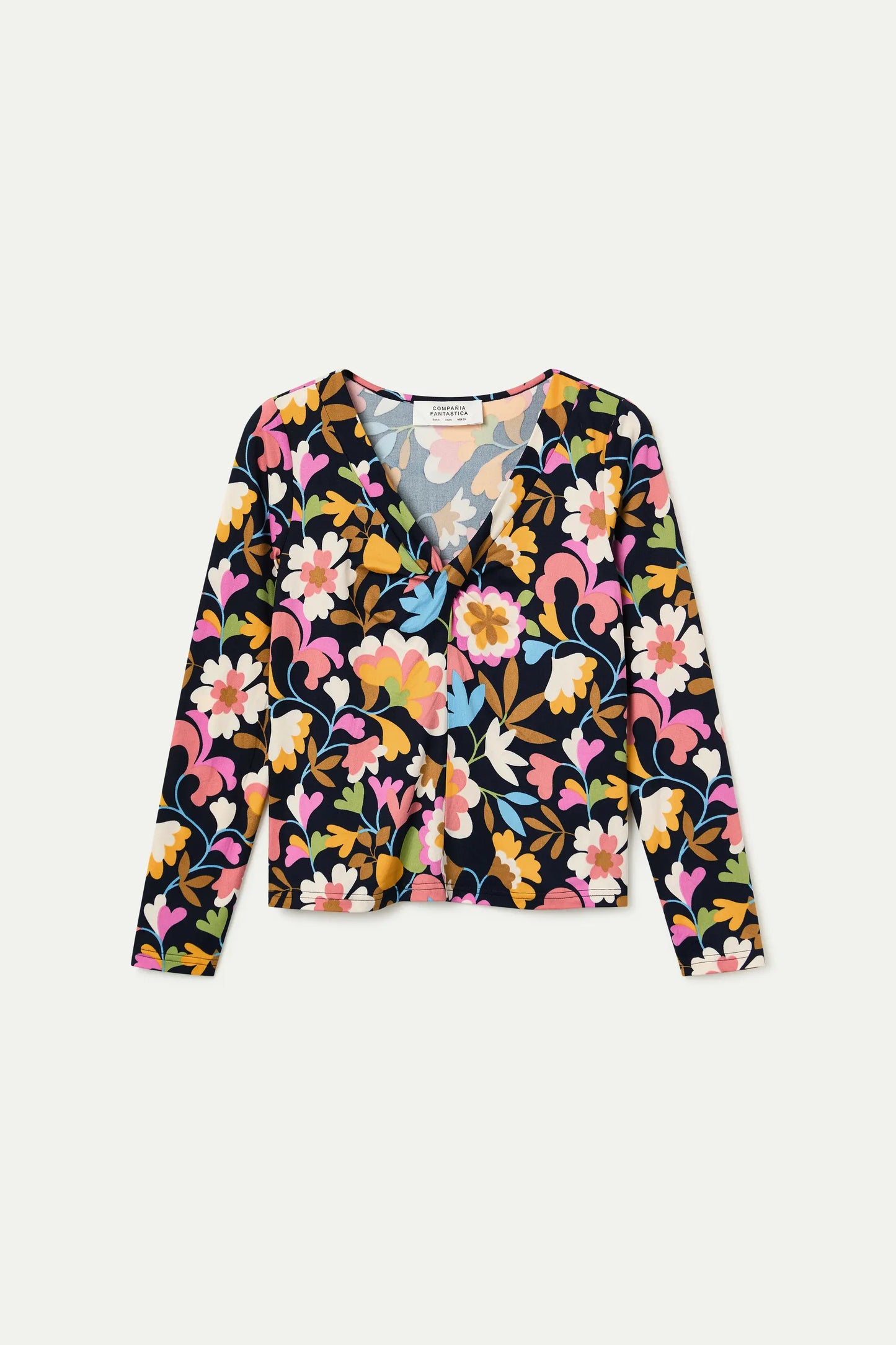 Camiseta manga larga con estampado Baboushka