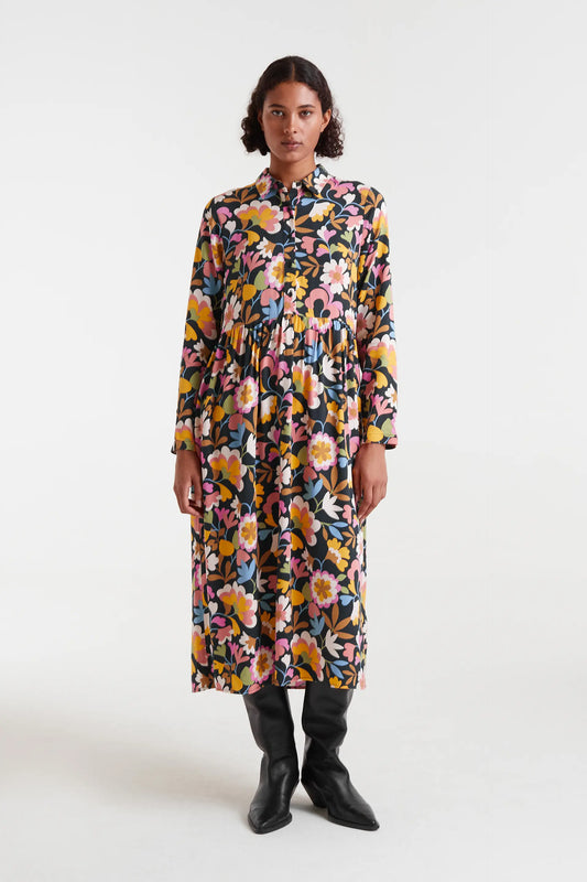 Vestido midi con estampado Baboushka