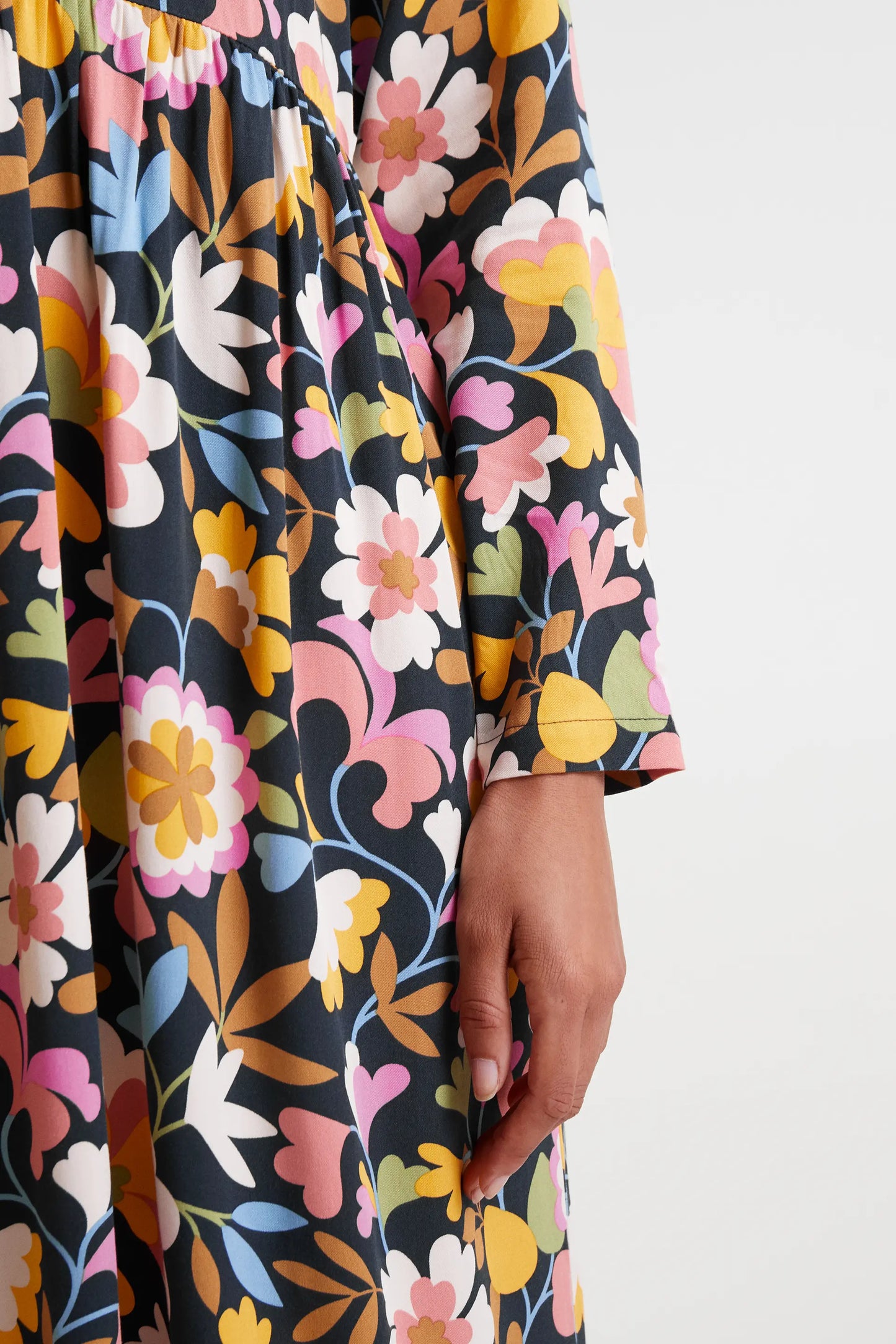 Abito midi con stampa Baboushka