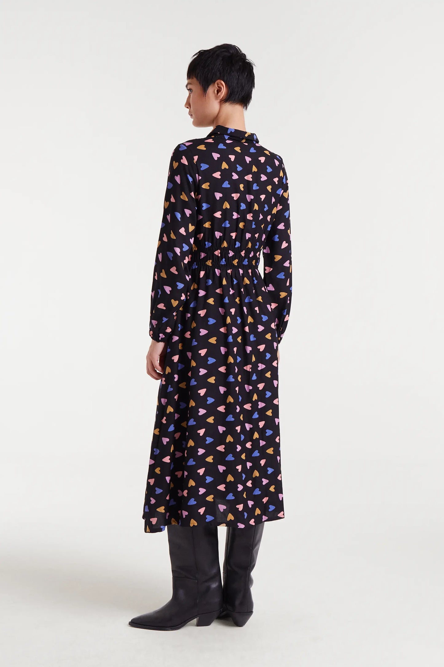 Potpourri print midi dress