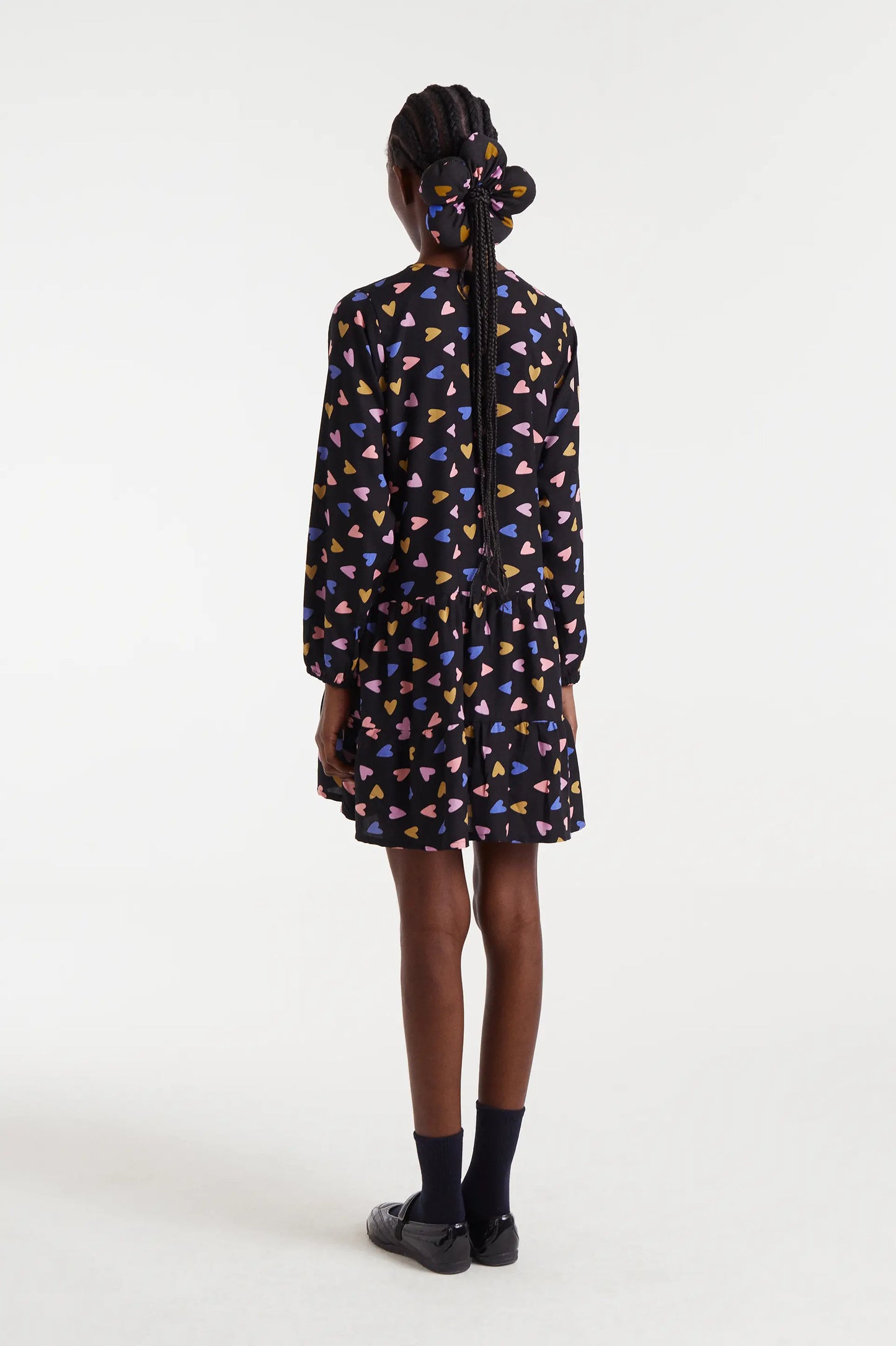 Abito corto con stampa Potpourri