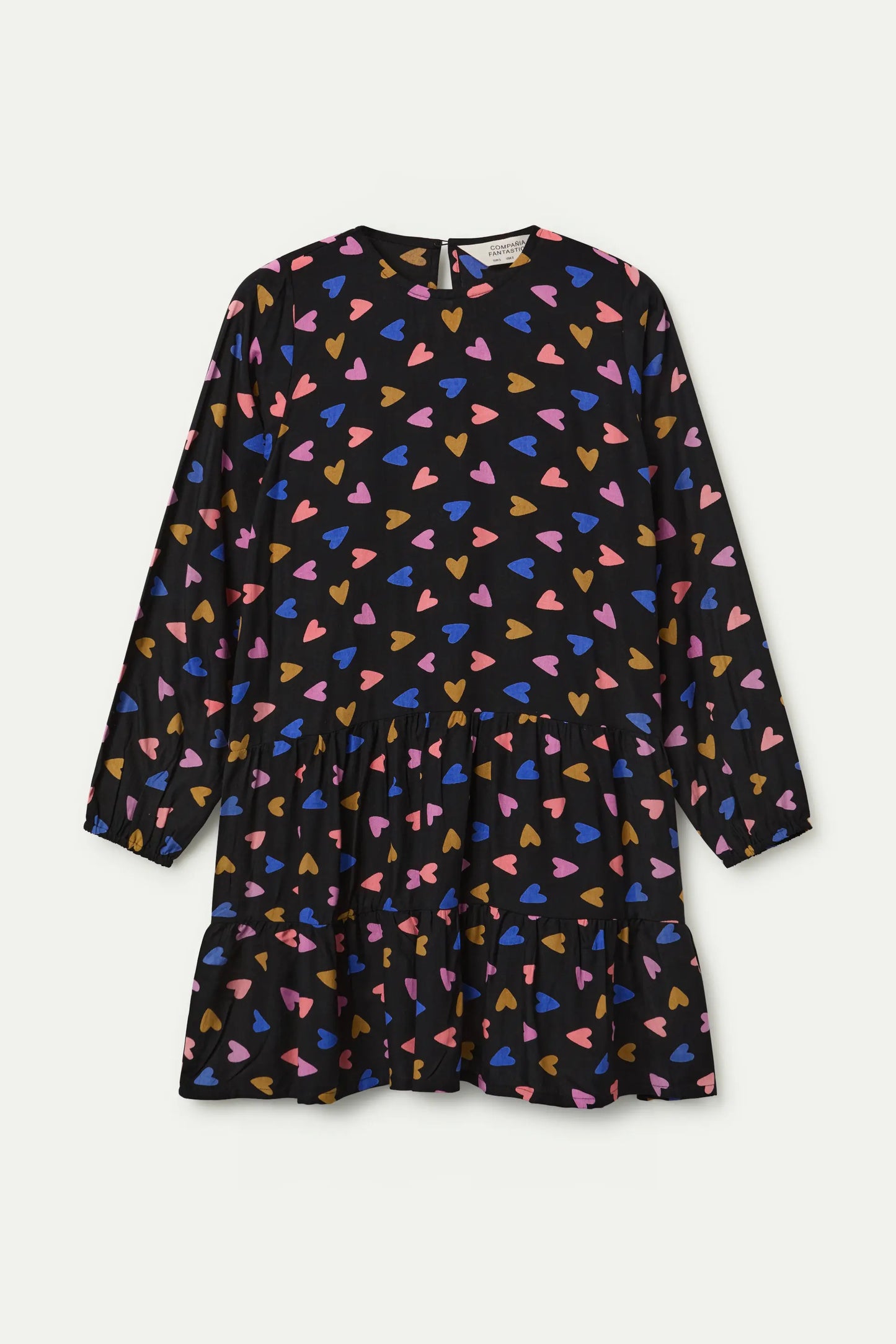 Abito corto con stampa Potpourri