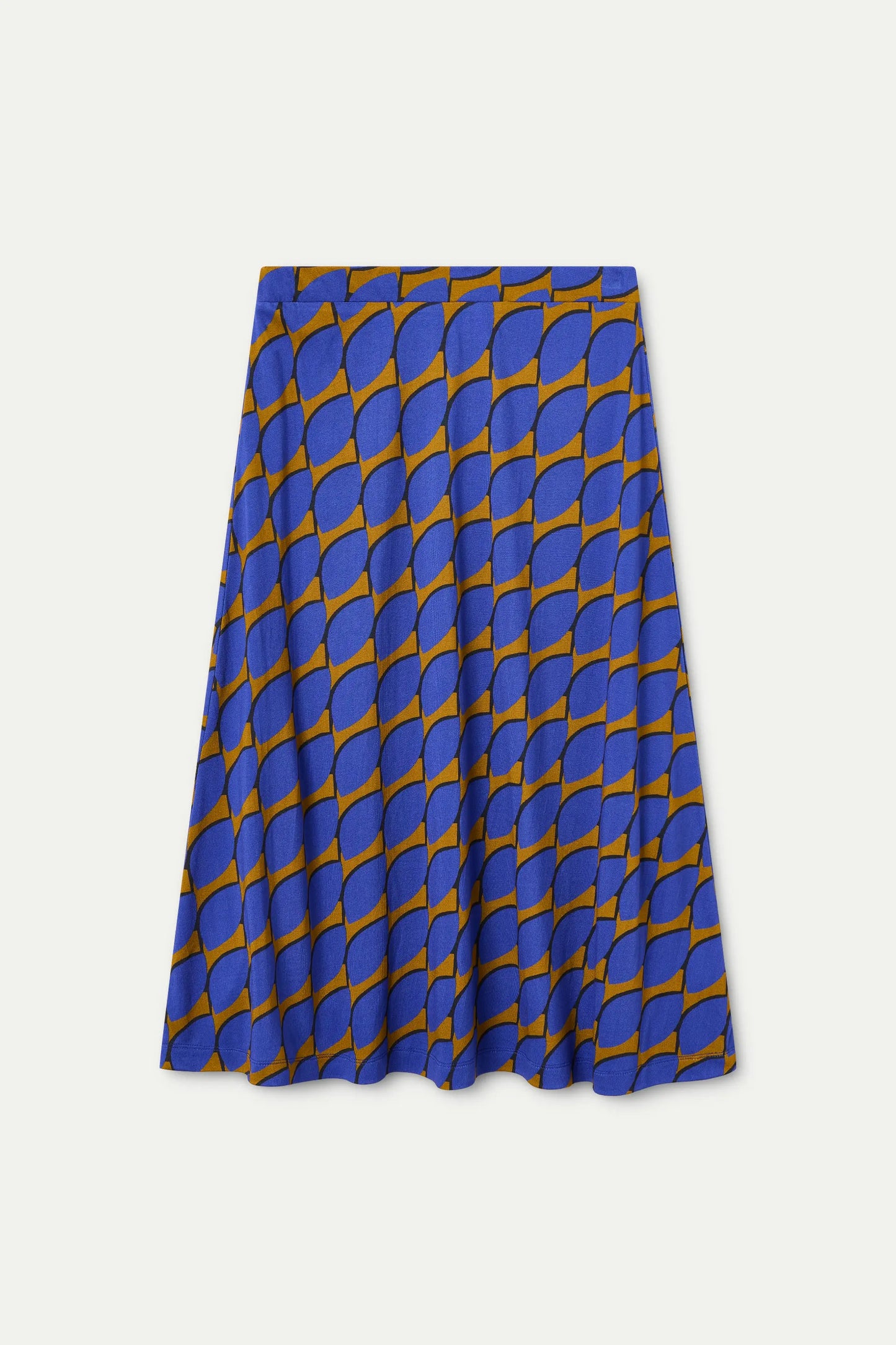 Midi skirt with Skouros Small print