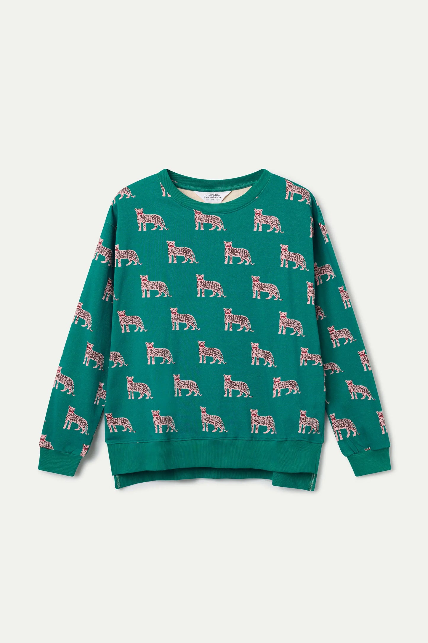 Felpa con stampa Onca