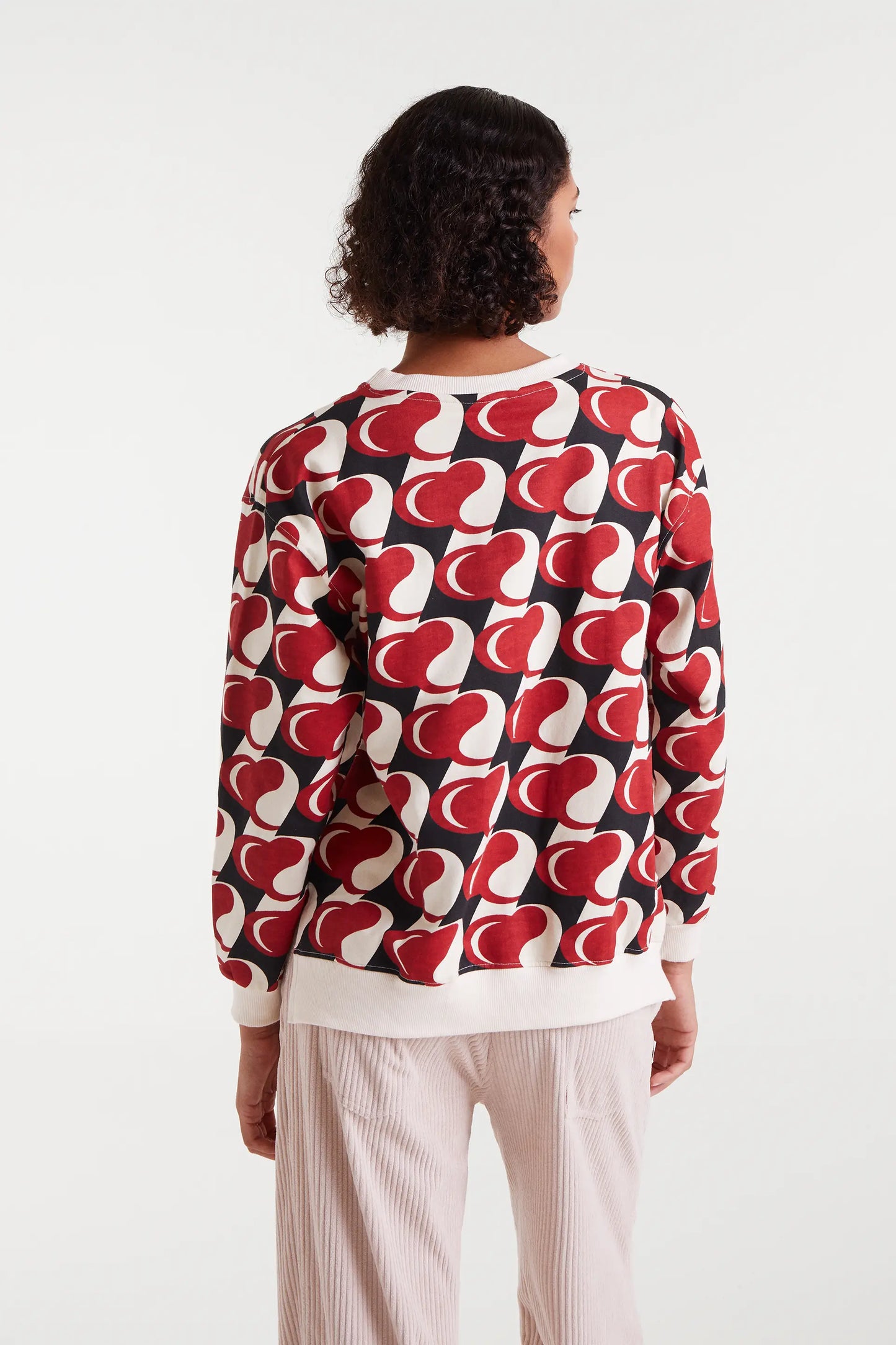 Heart Attack Print Sweatshirt