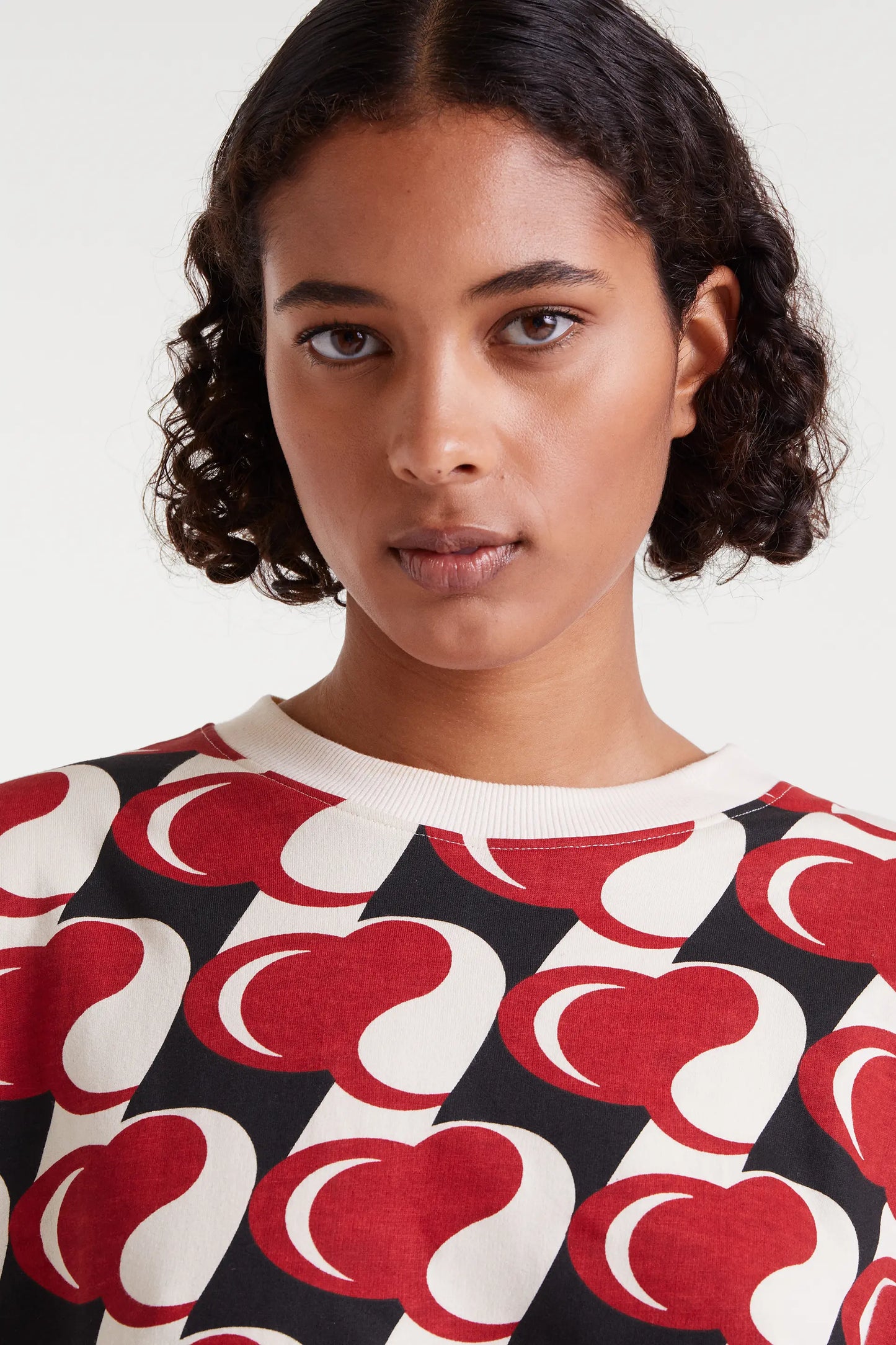 Heart Attack Print Sweatshirt