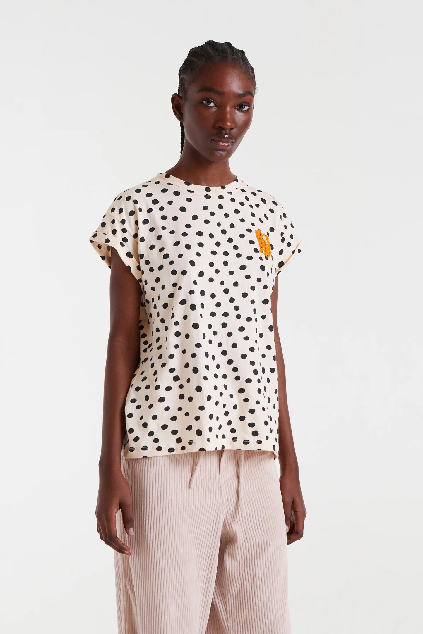 T-shirt 100% cotone con stampa Tano Dots