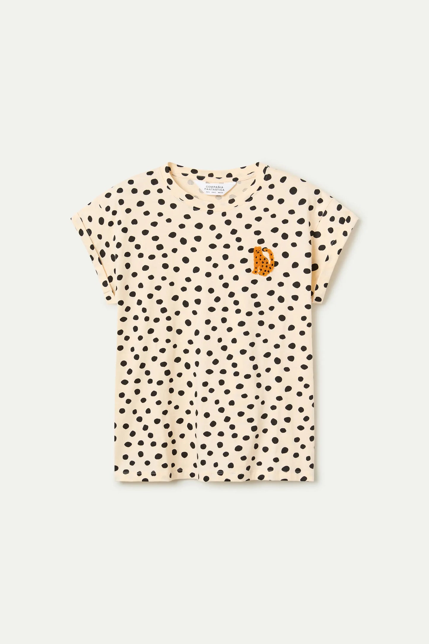T-shirt 100% cotone con stampa Tano Dots