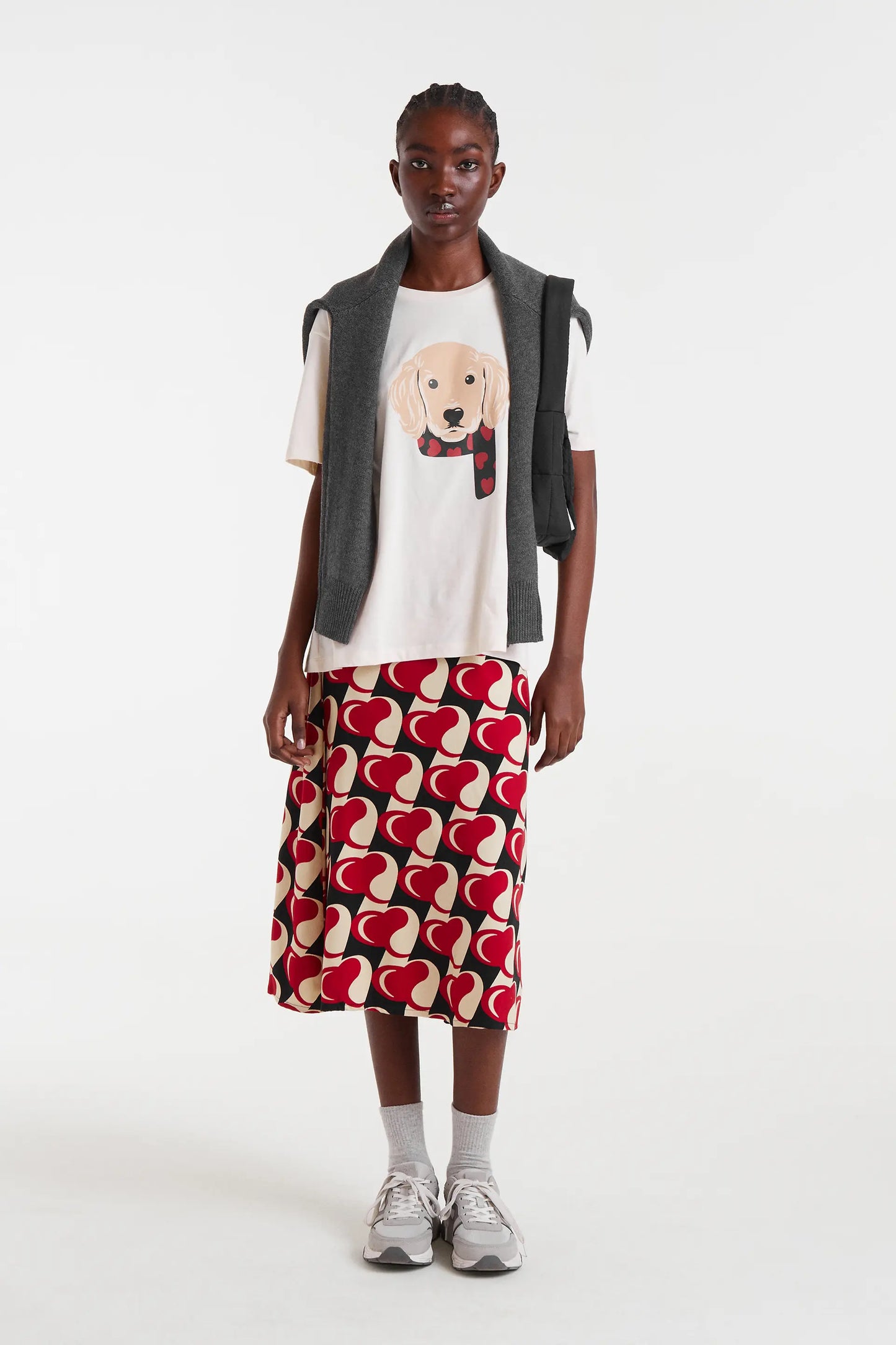 Camiseta 100% algodón con estampado de perro