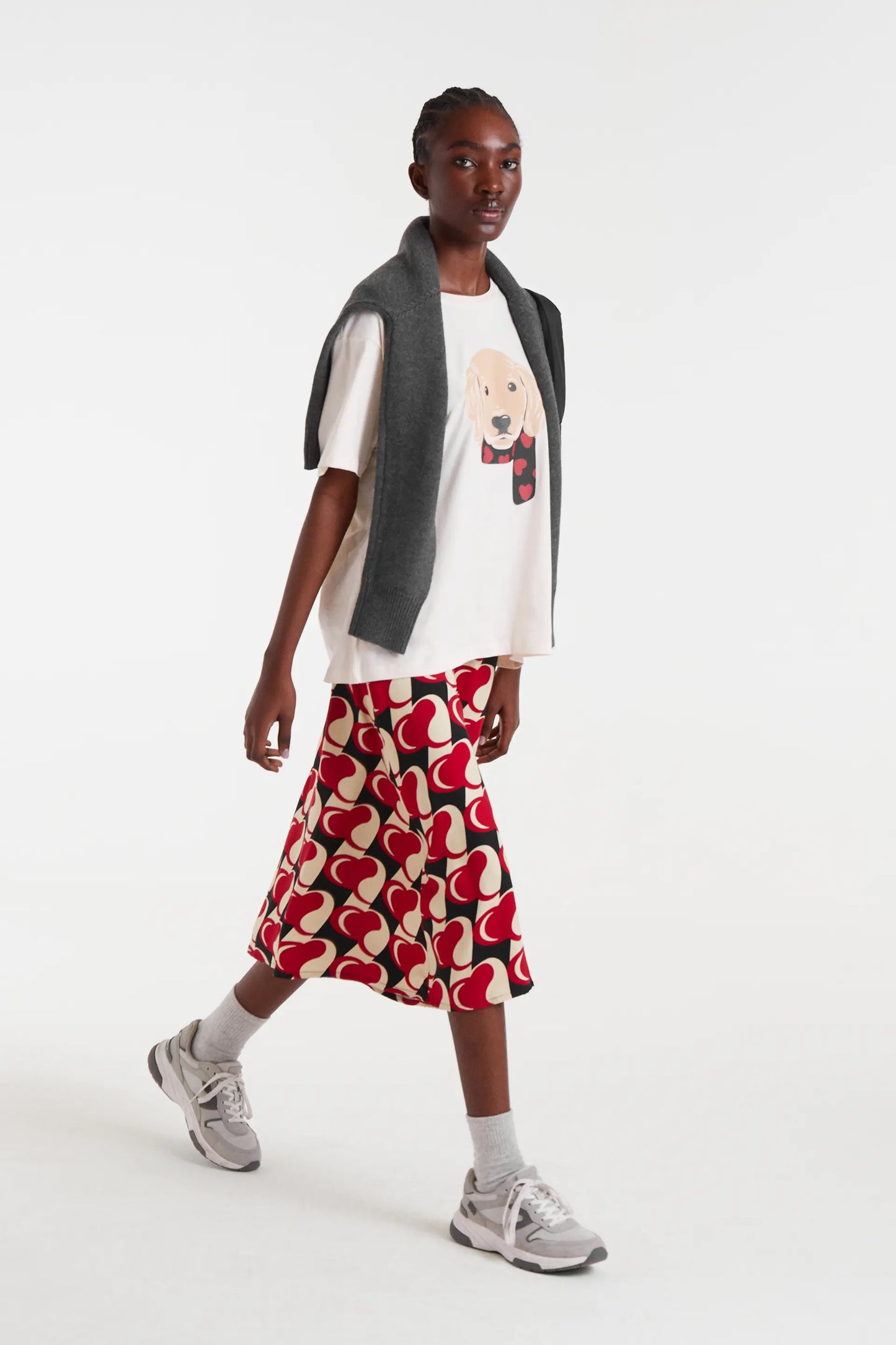 Camiseta 100% algodón con estampado de perro