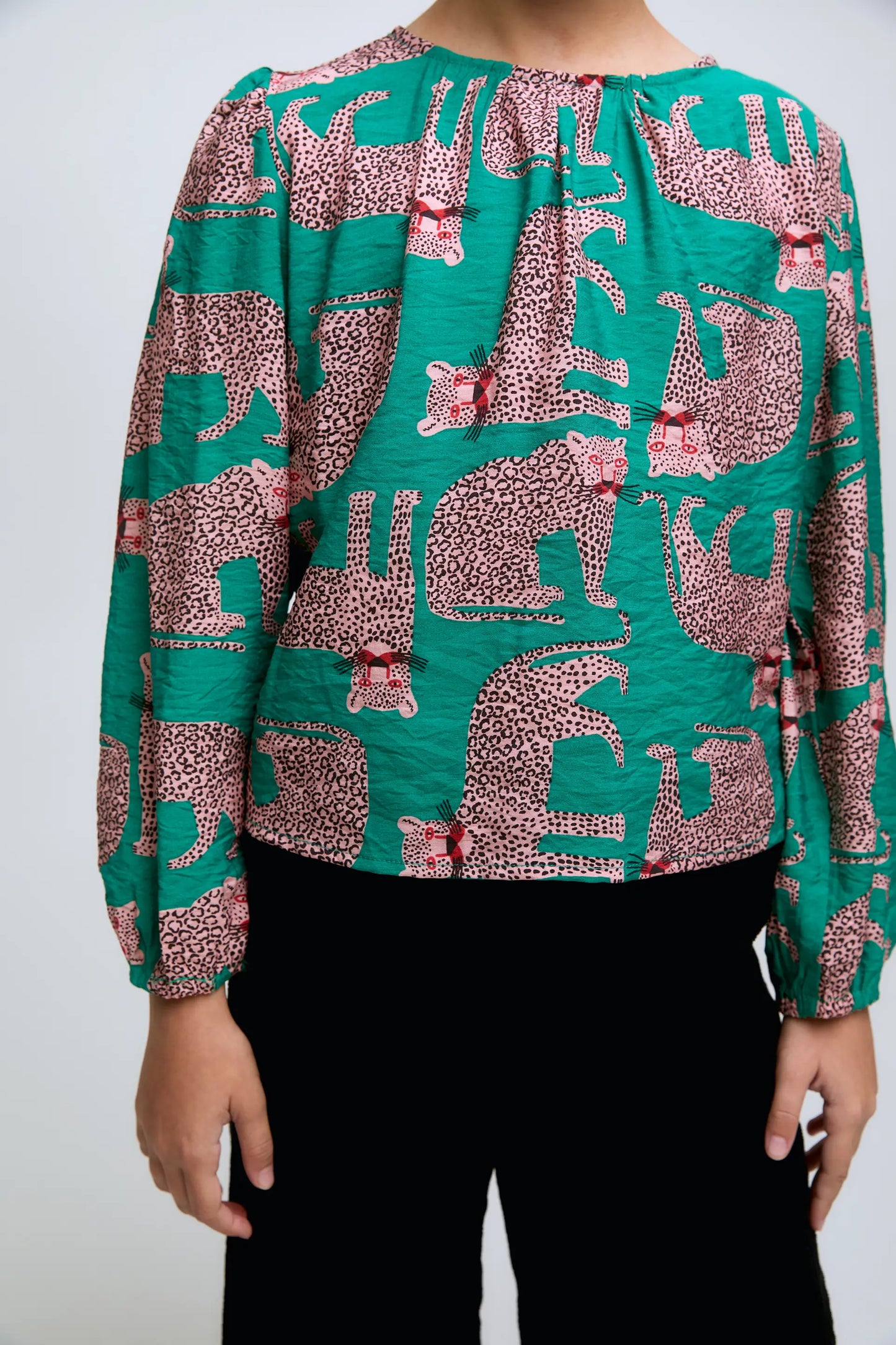 Maglia a maniche lunghe stampata Onca