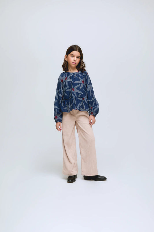 Top de manga larga estampado Starships