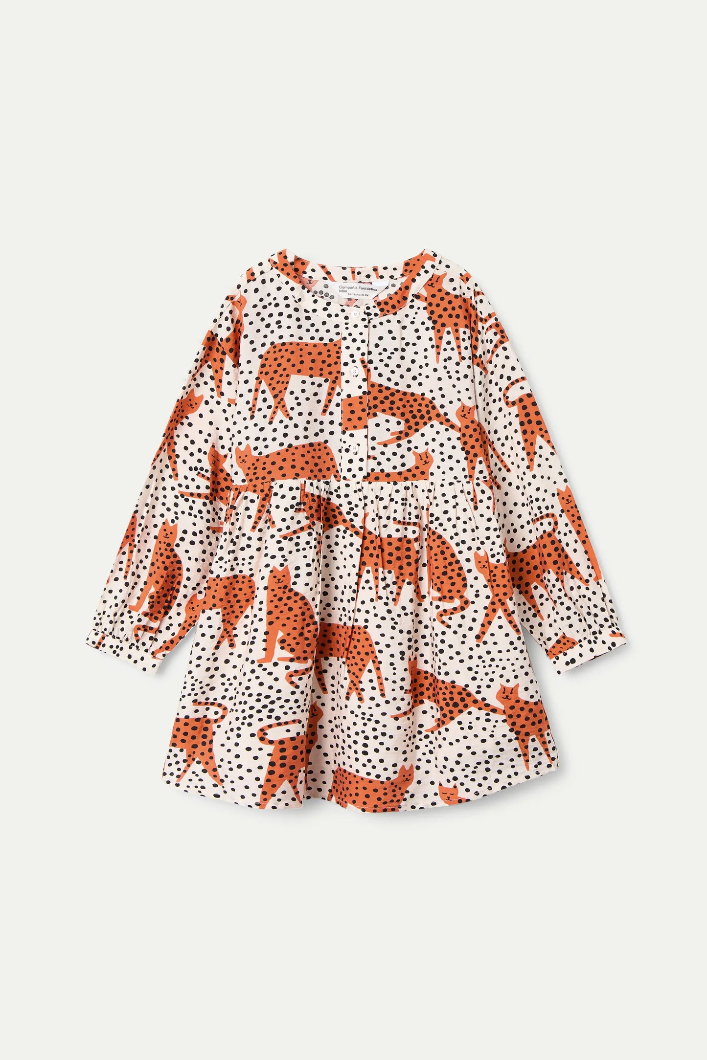 Tano printed short girl's dress