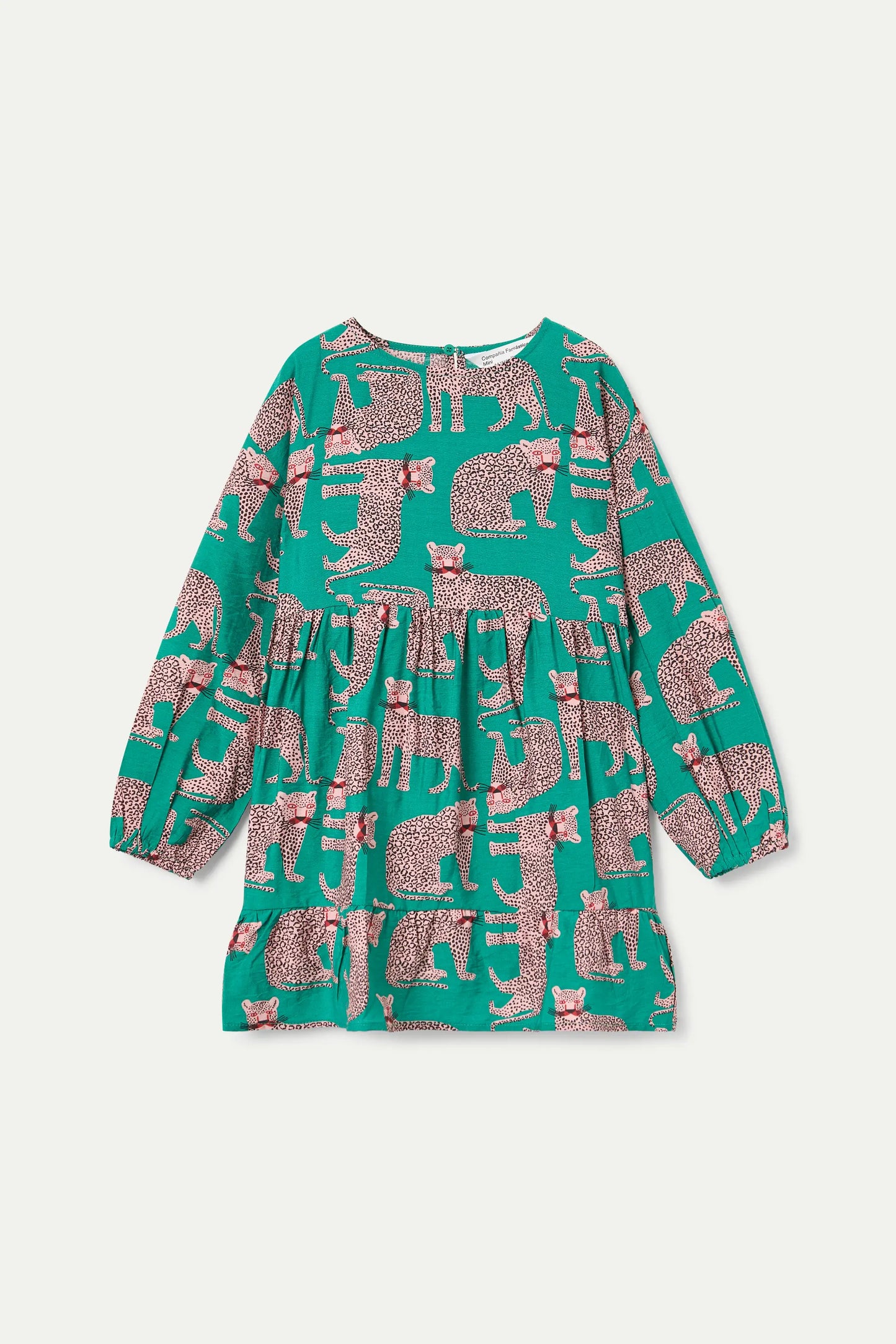 Onca printed long-sleeved girl's dress
