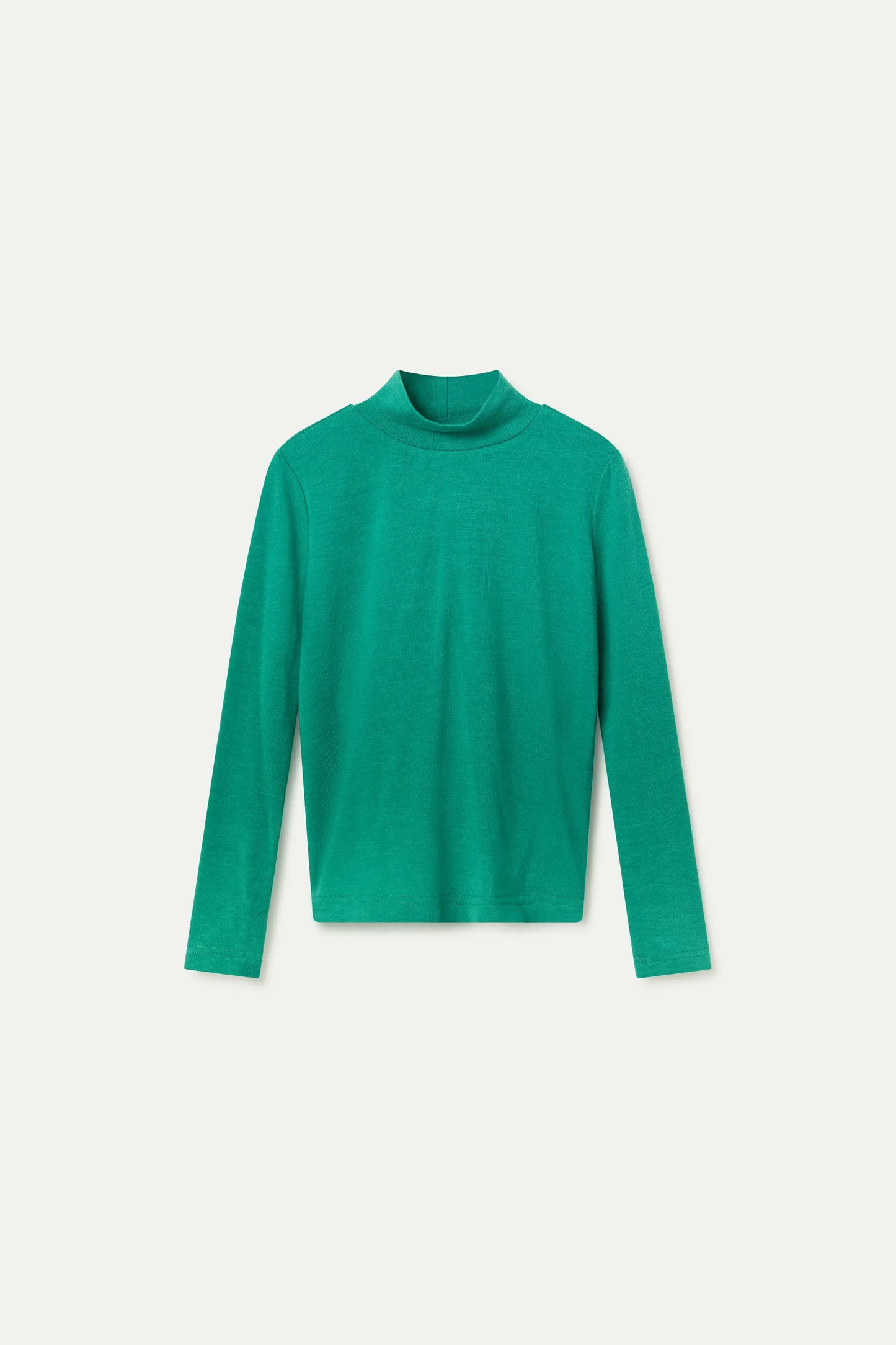 Turquoise turtleneck girl's sweater