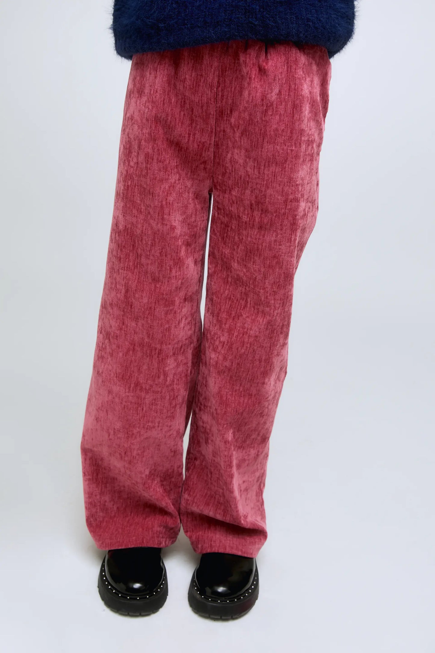 Pink wide-legged girl's pants