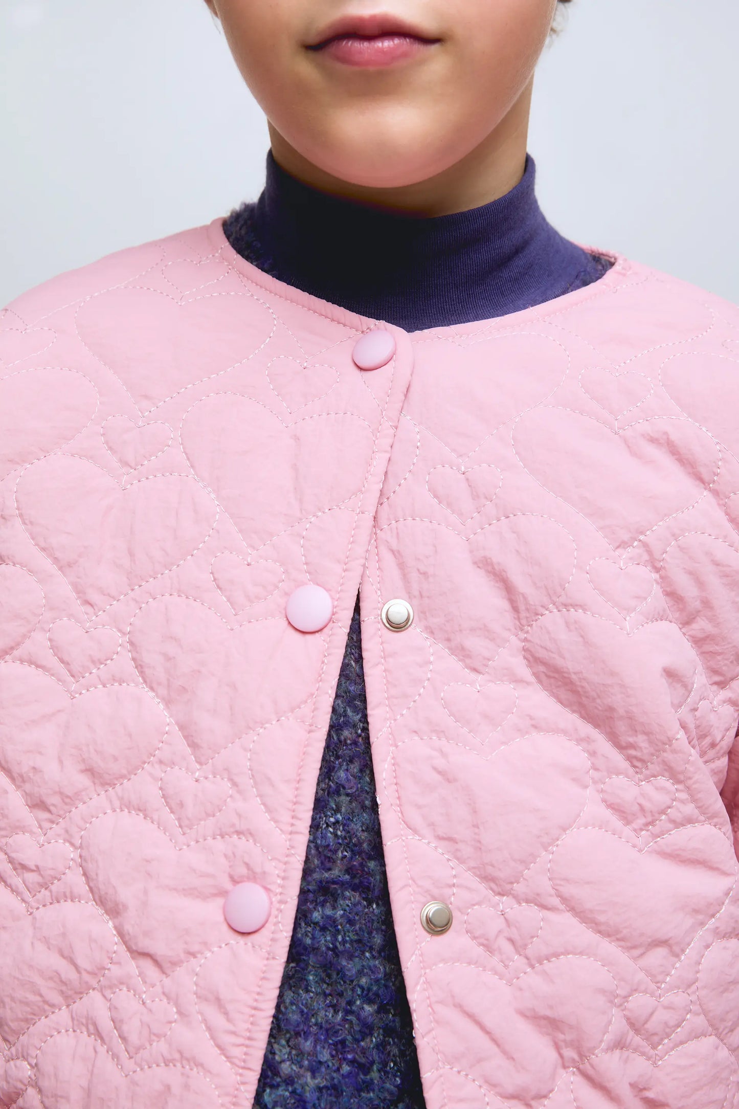 Pink padded girl's jacket
