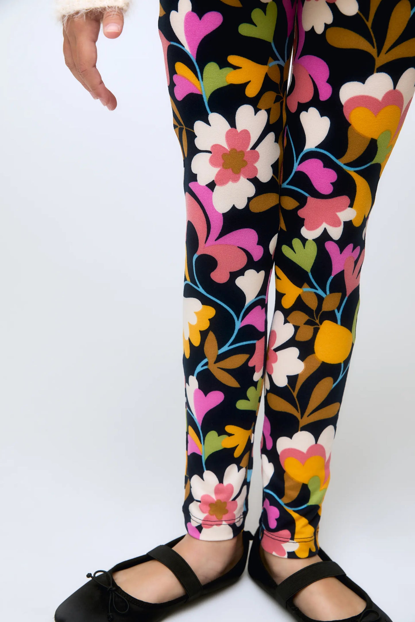 Baboushka print girls' leggings