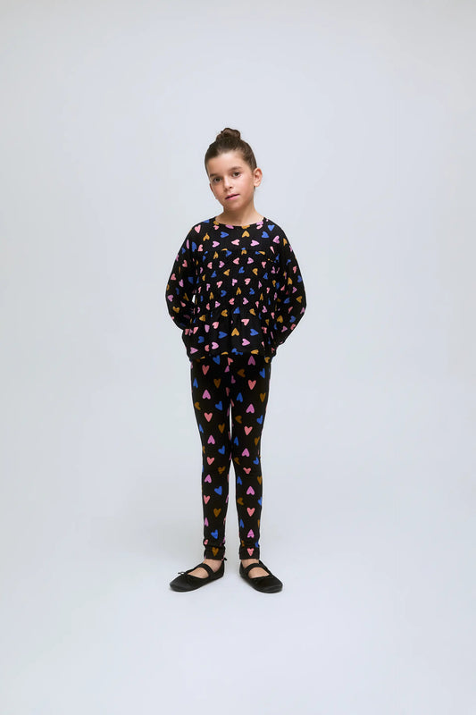 Leggings de niña con estampado Potpourri