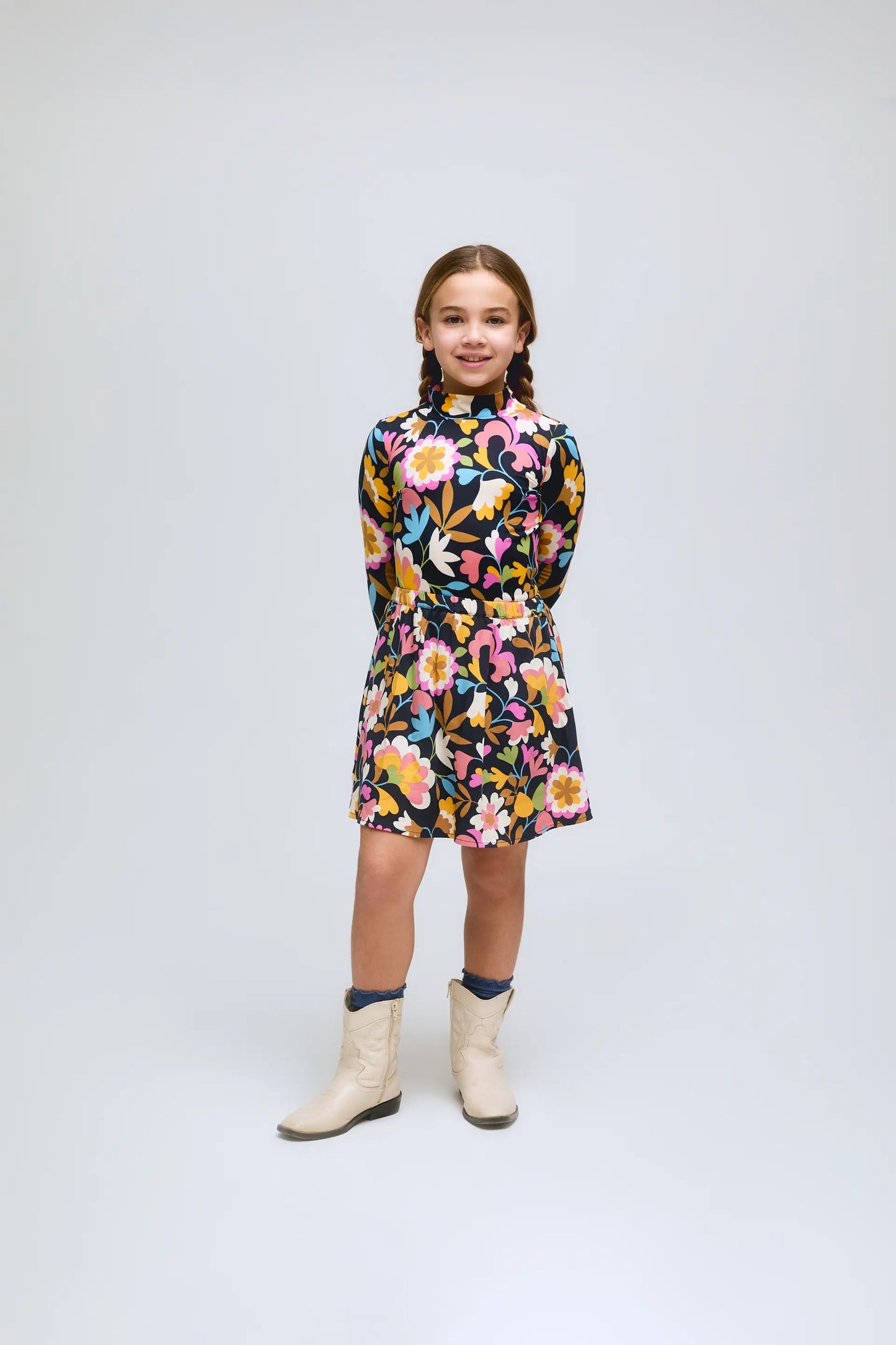 Baoushka Floral Print Long-Sleeved Sweater