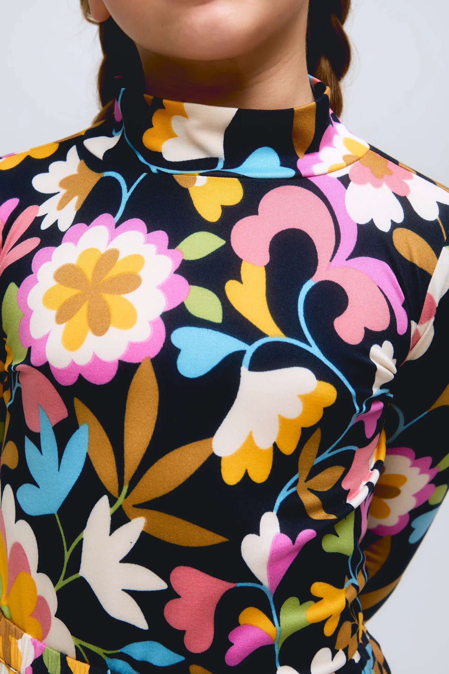 Baoushka Floral Print Long-Sleeved Sweater