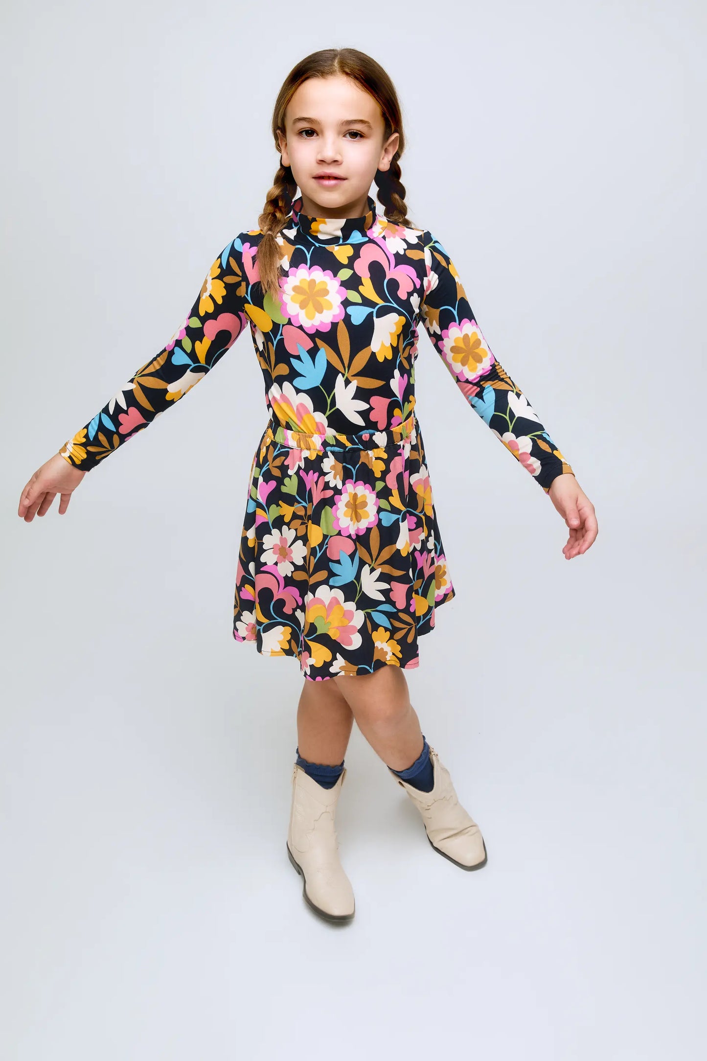 Baoushka Floral Print Long-Sleeved Sweater