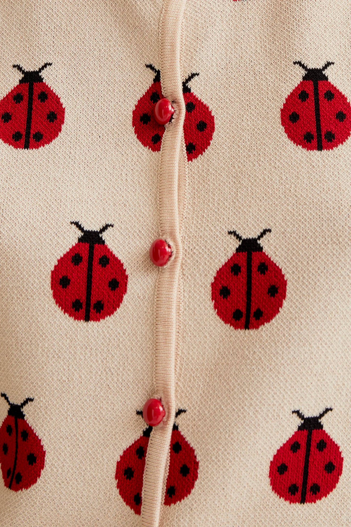Top de punto con estampado Red Coccinella