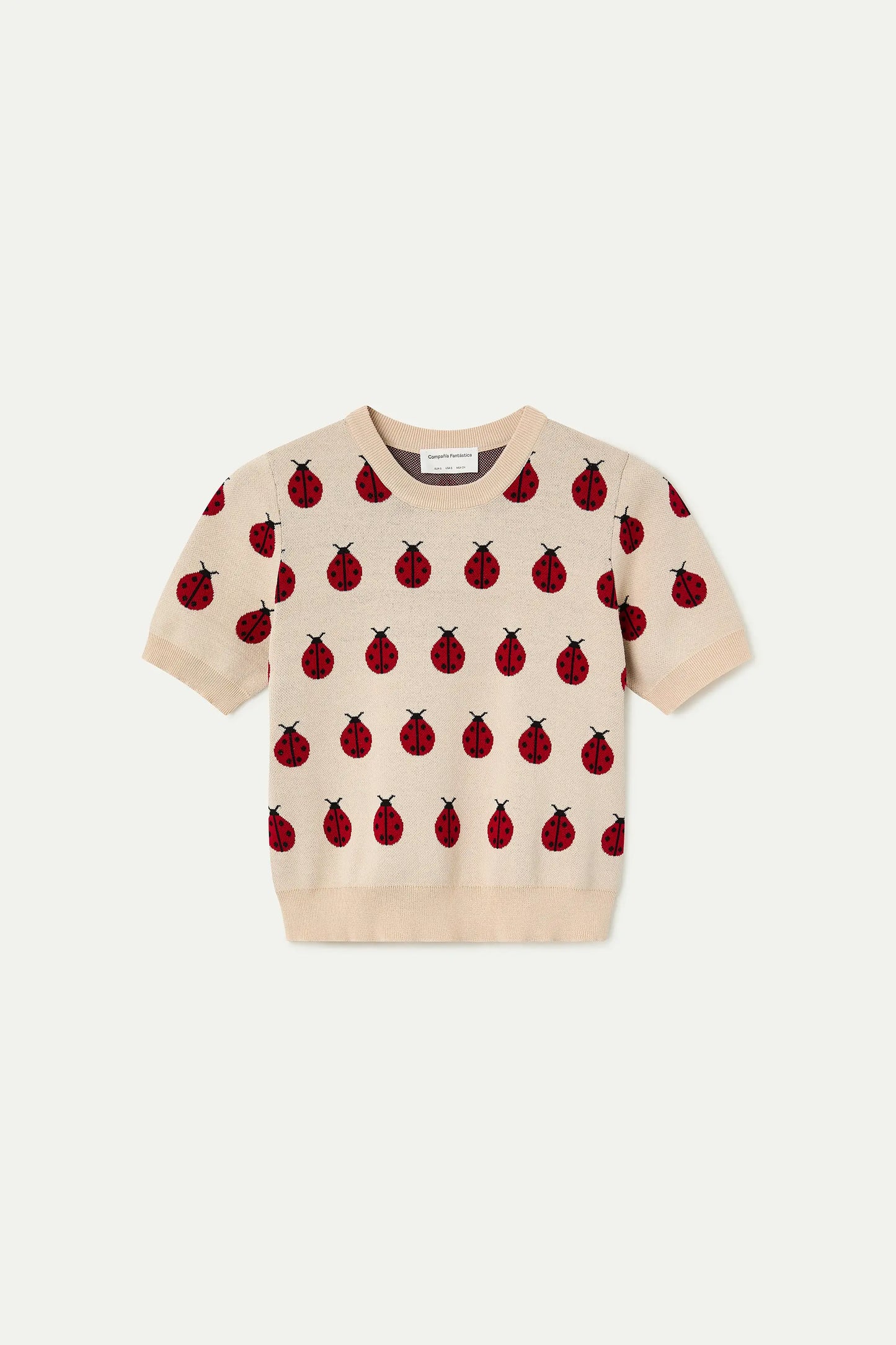 Jersey punto con estampado Red Coccinella