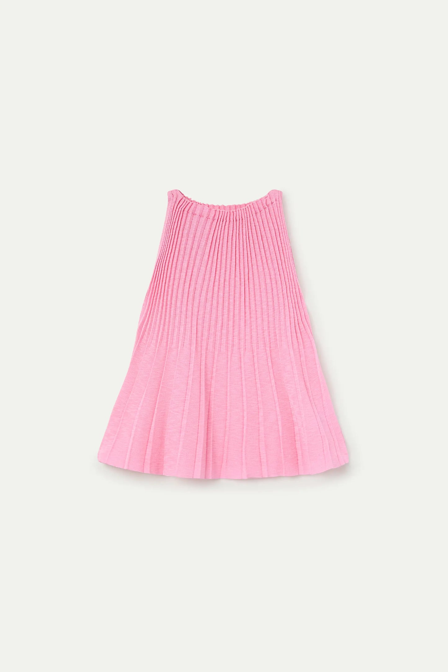 Pink pleated top
