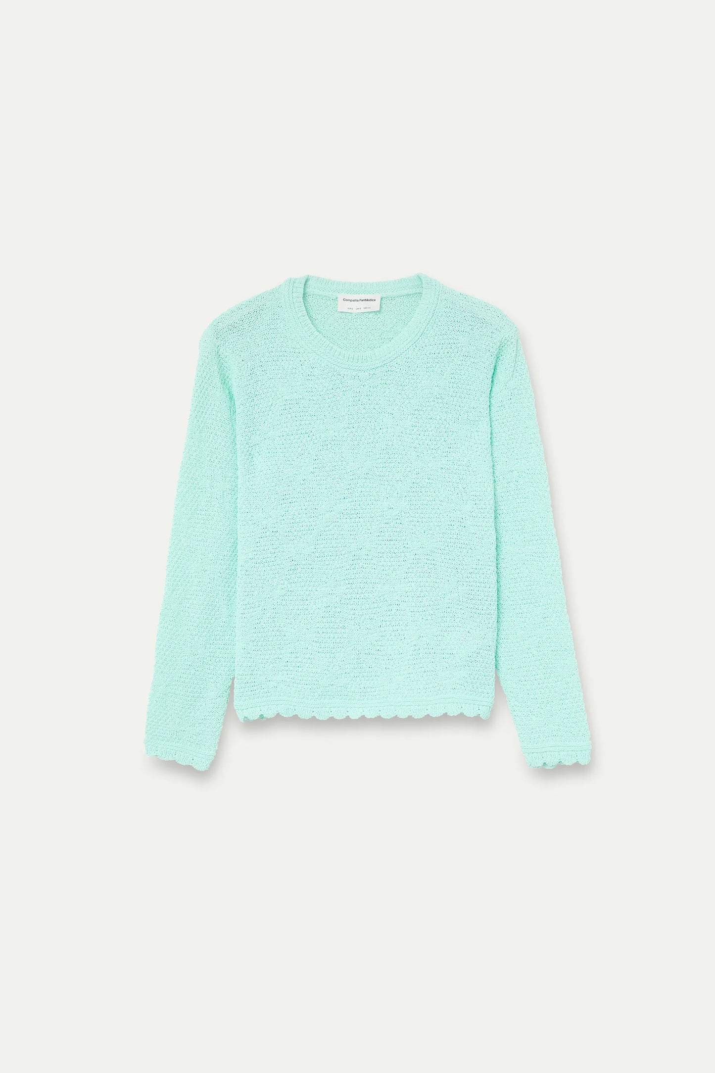 Jersey con textura verde claro