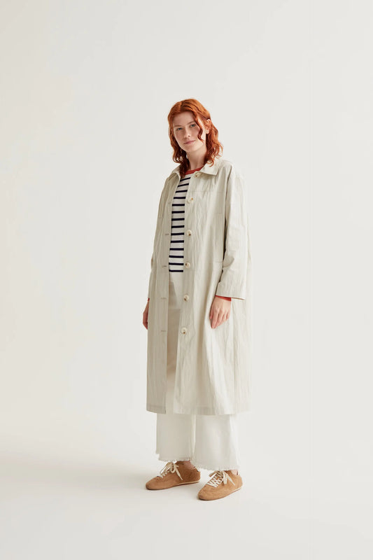 Off-white trench coat