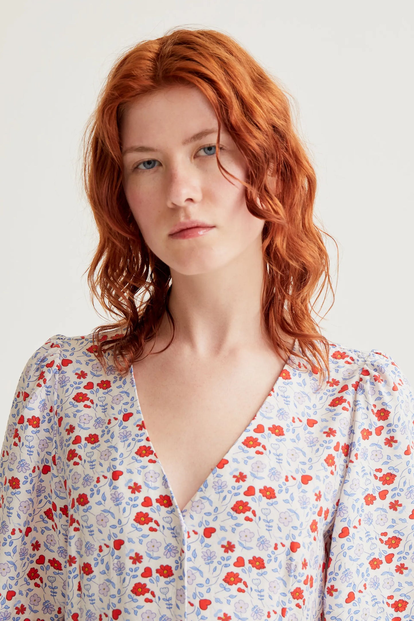 Vestido midi con estampado Cute