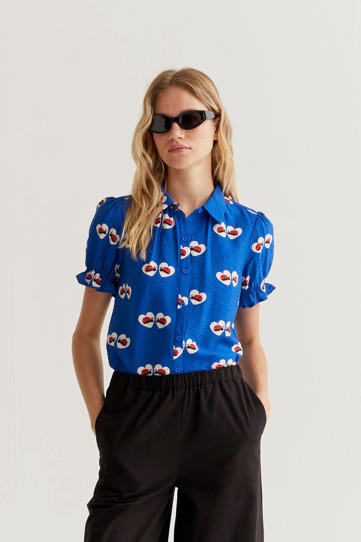 Camisa con estampado Coccinella