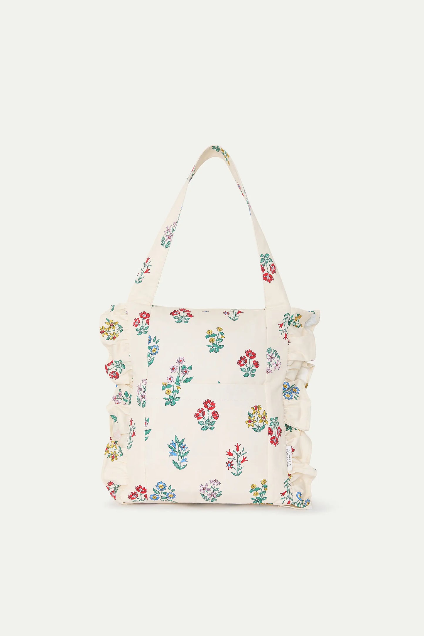 Quilted bag with Gardener print
