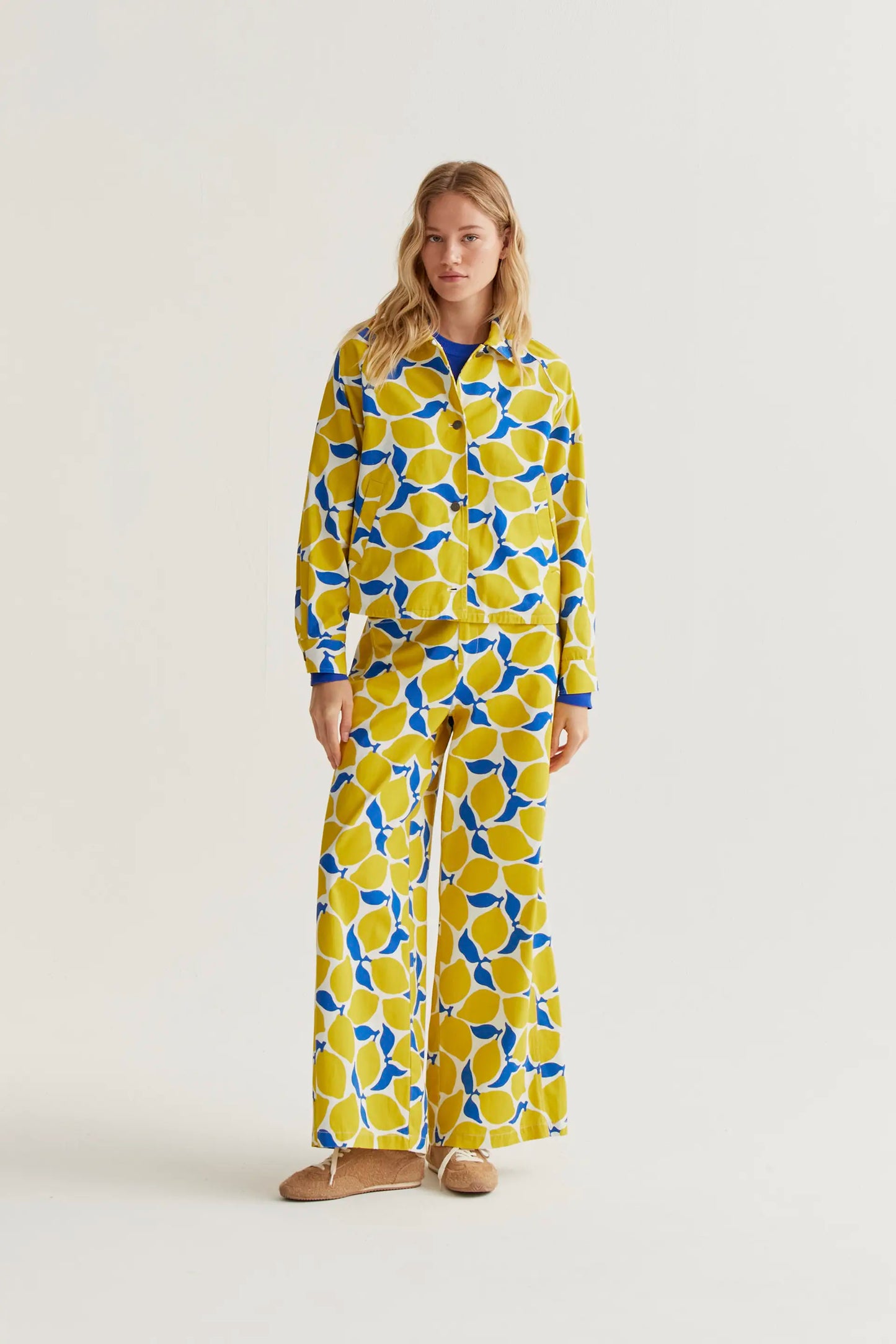 Giacca stampata Limoncello