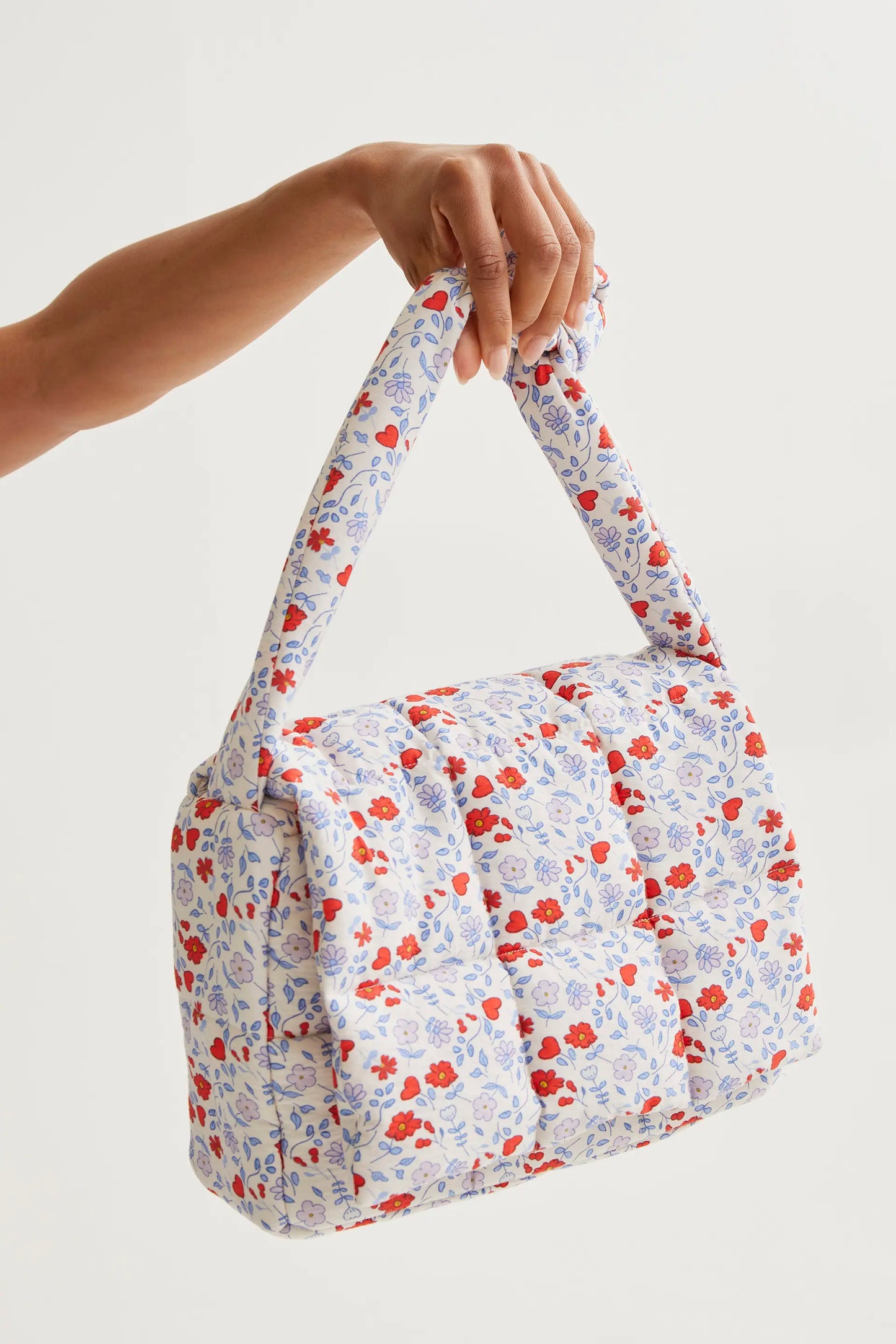 Bolso acolchado con estampado Cute