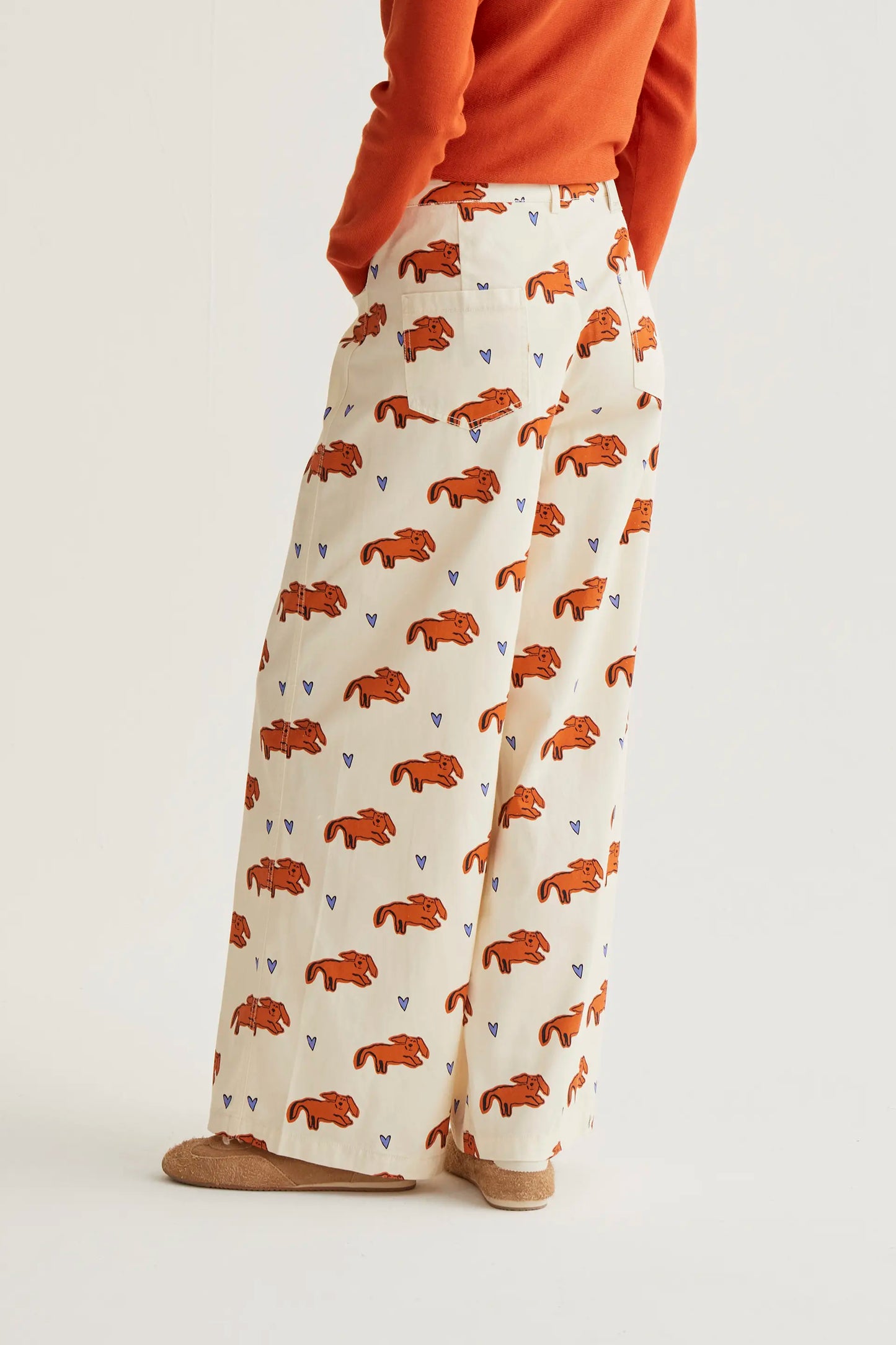 Pantaloni con stampa Tochi