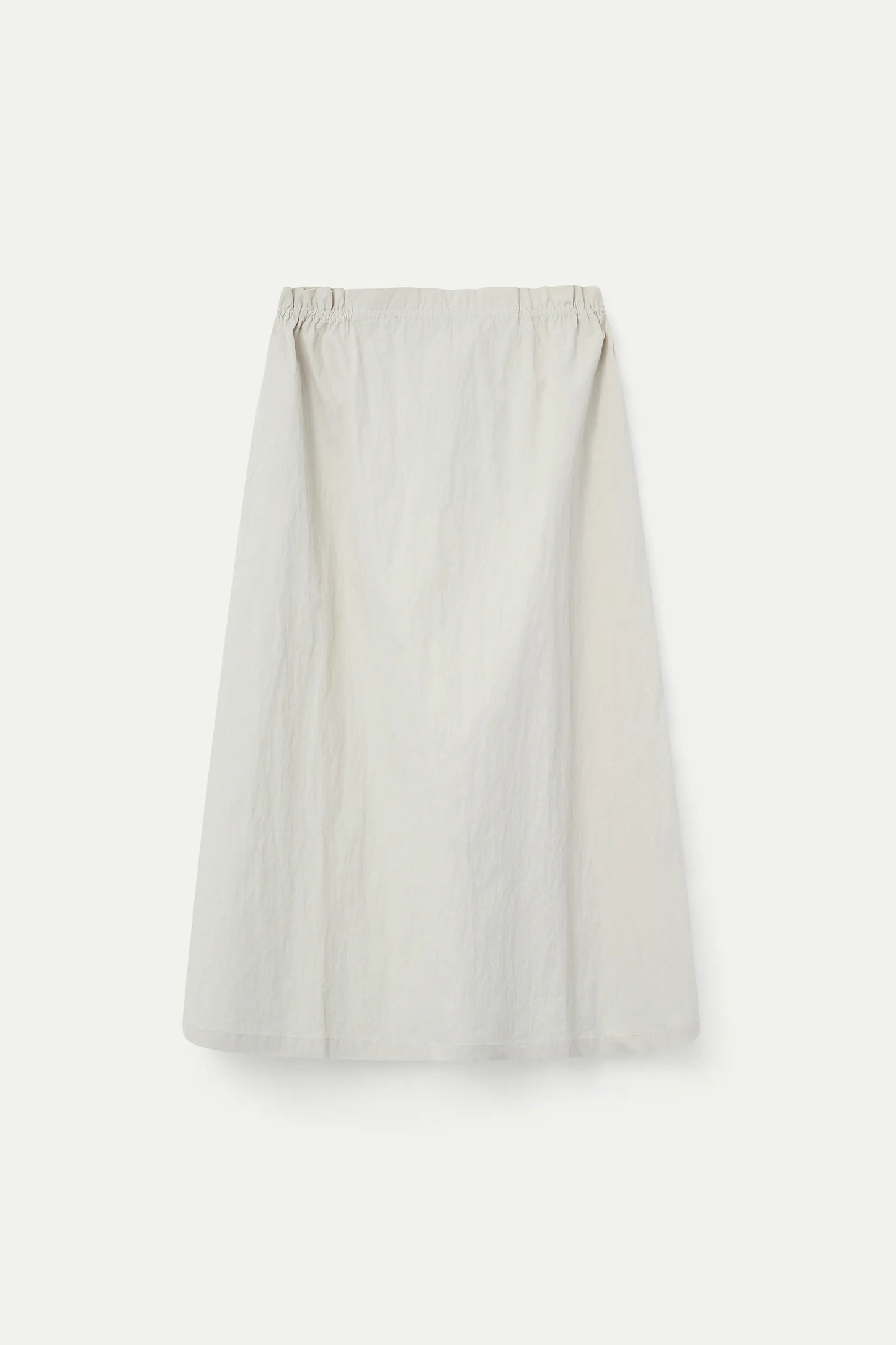 Falda midi blanco roto