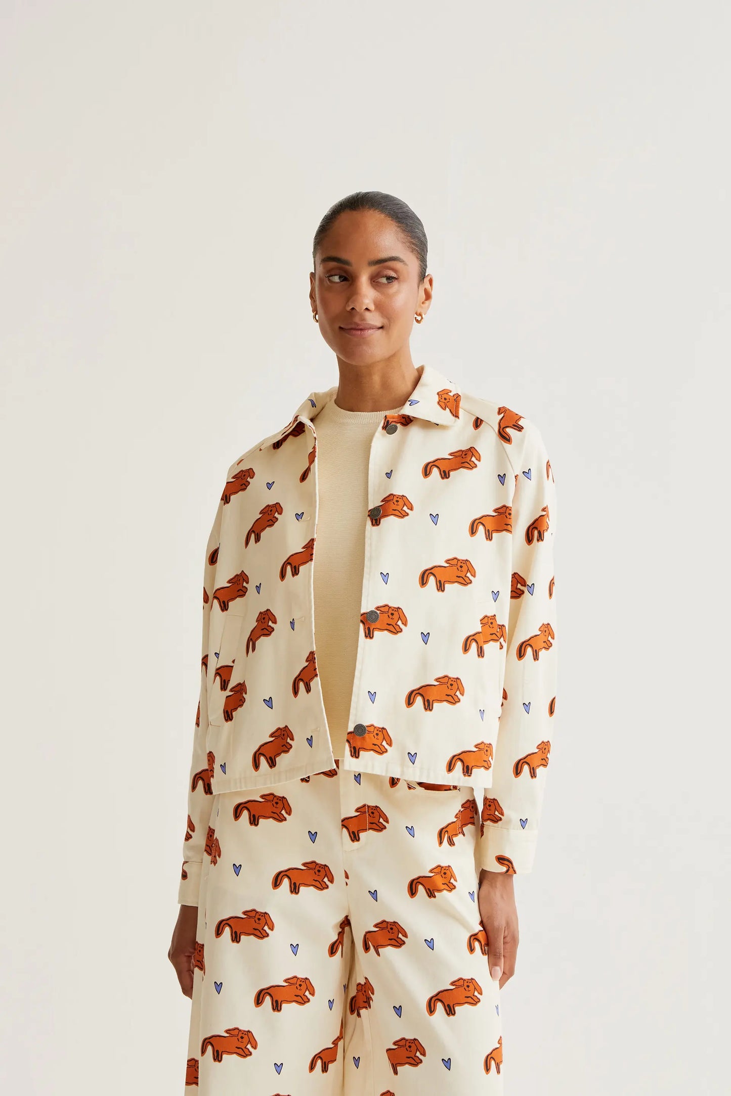 Chaqueta con estampado Tochi