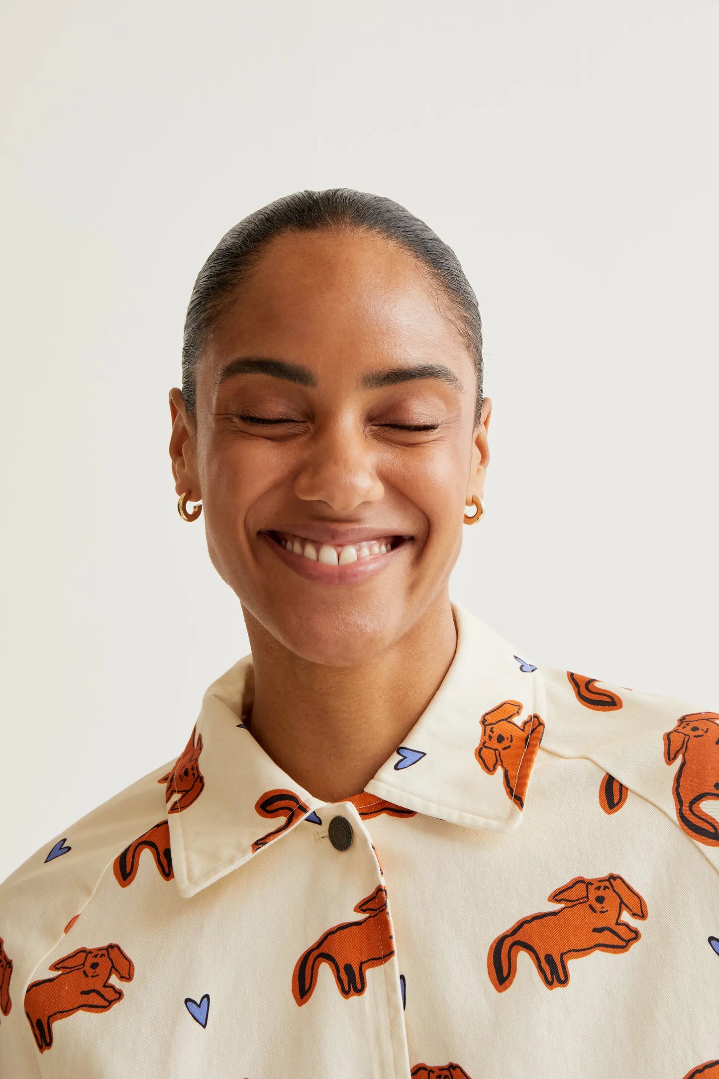 Chaqueta con estampado Tochi