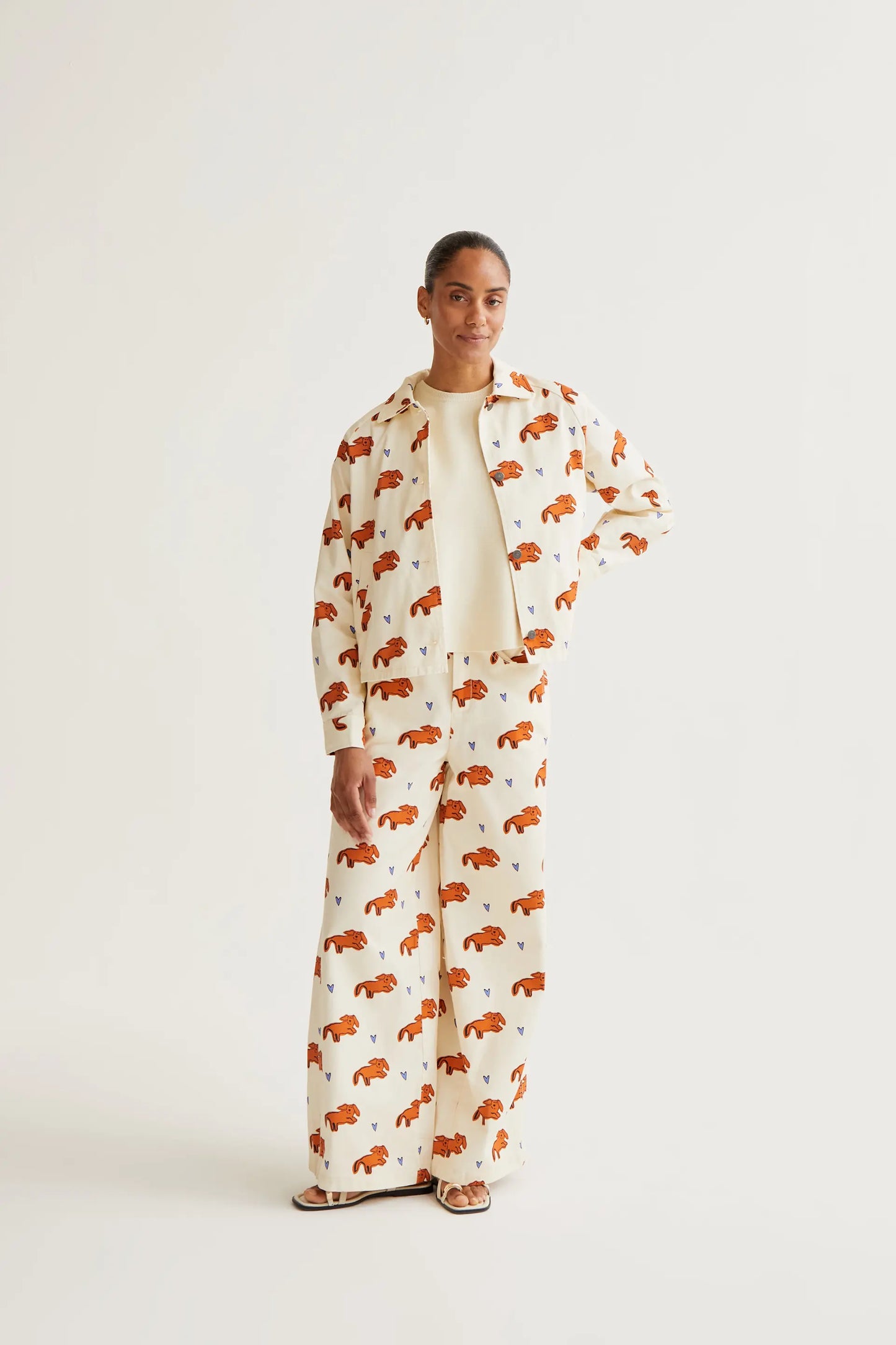 Chaqueta con estampado Tochi