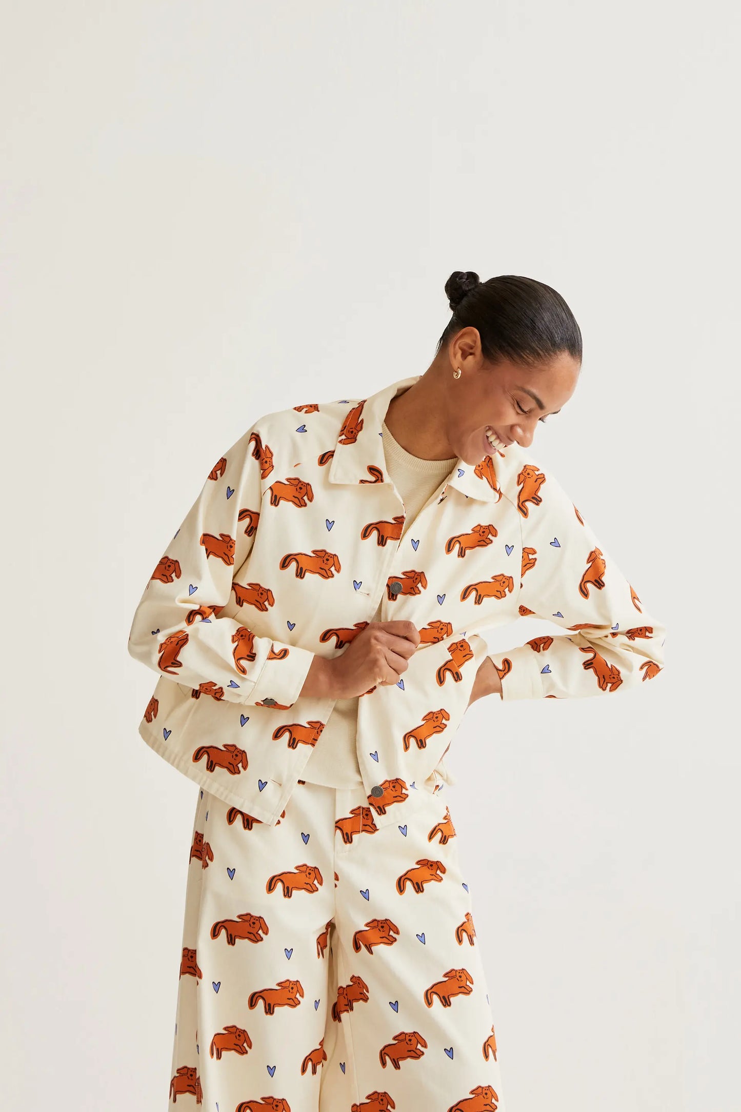 Chaqueta con estampado Tochi