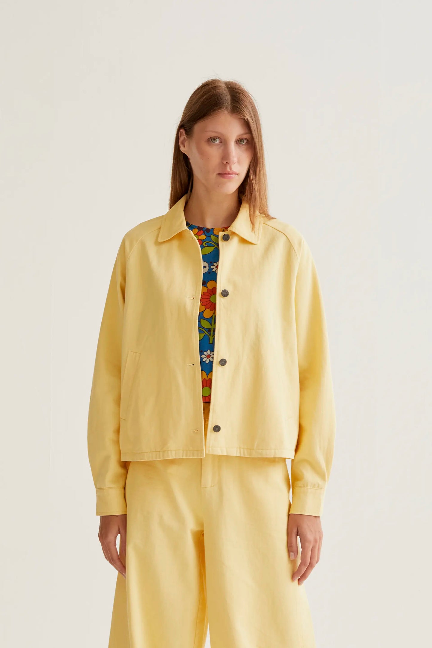 100% cotton yellow jacket