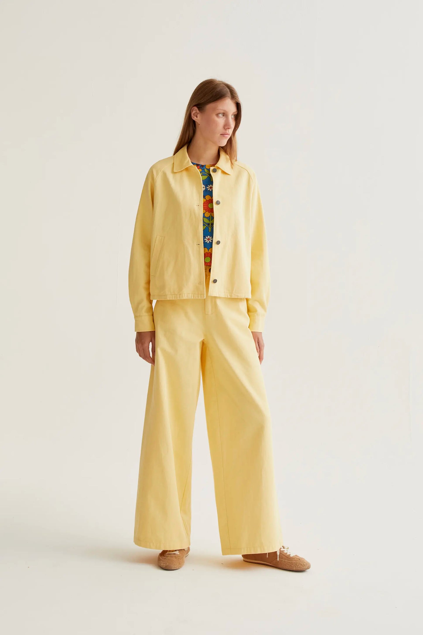100% cotton yellow jacket