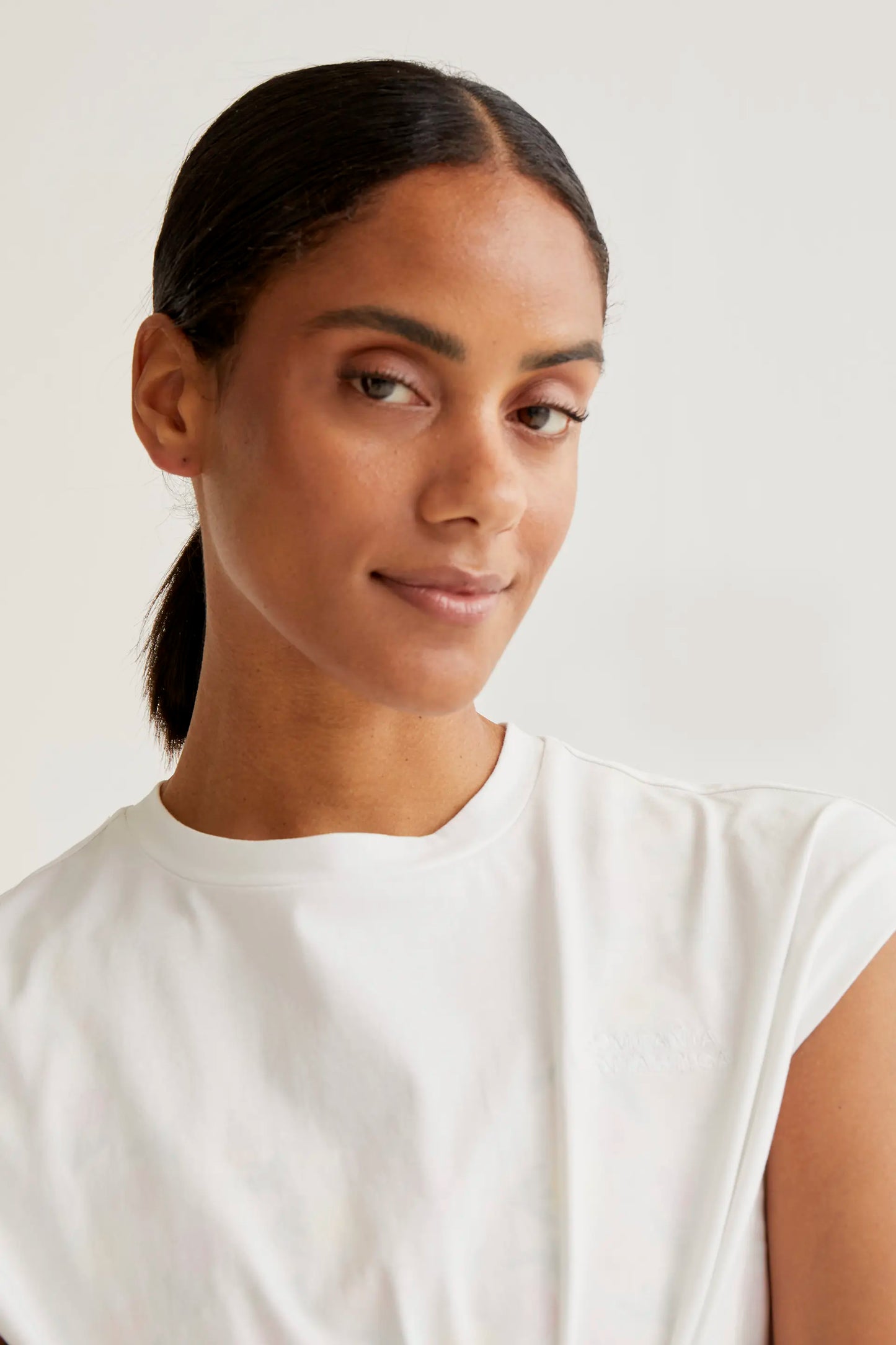 Camiseta 100% algodón blanco