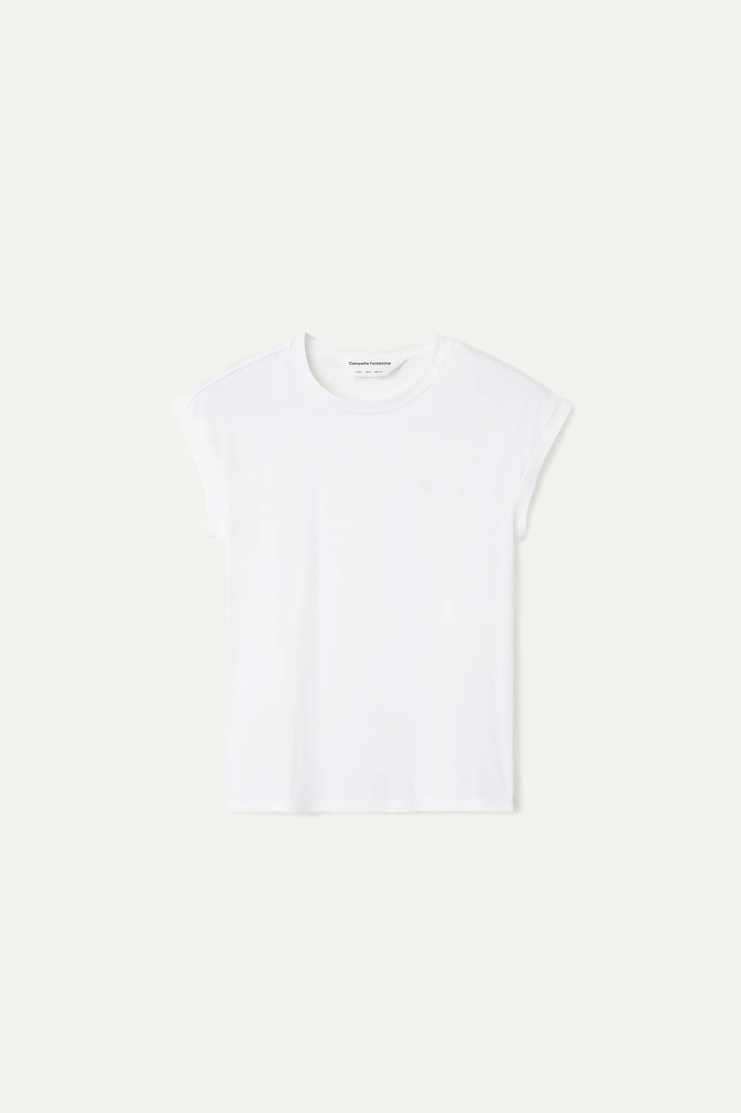 Camiseta 100% algodón blanco