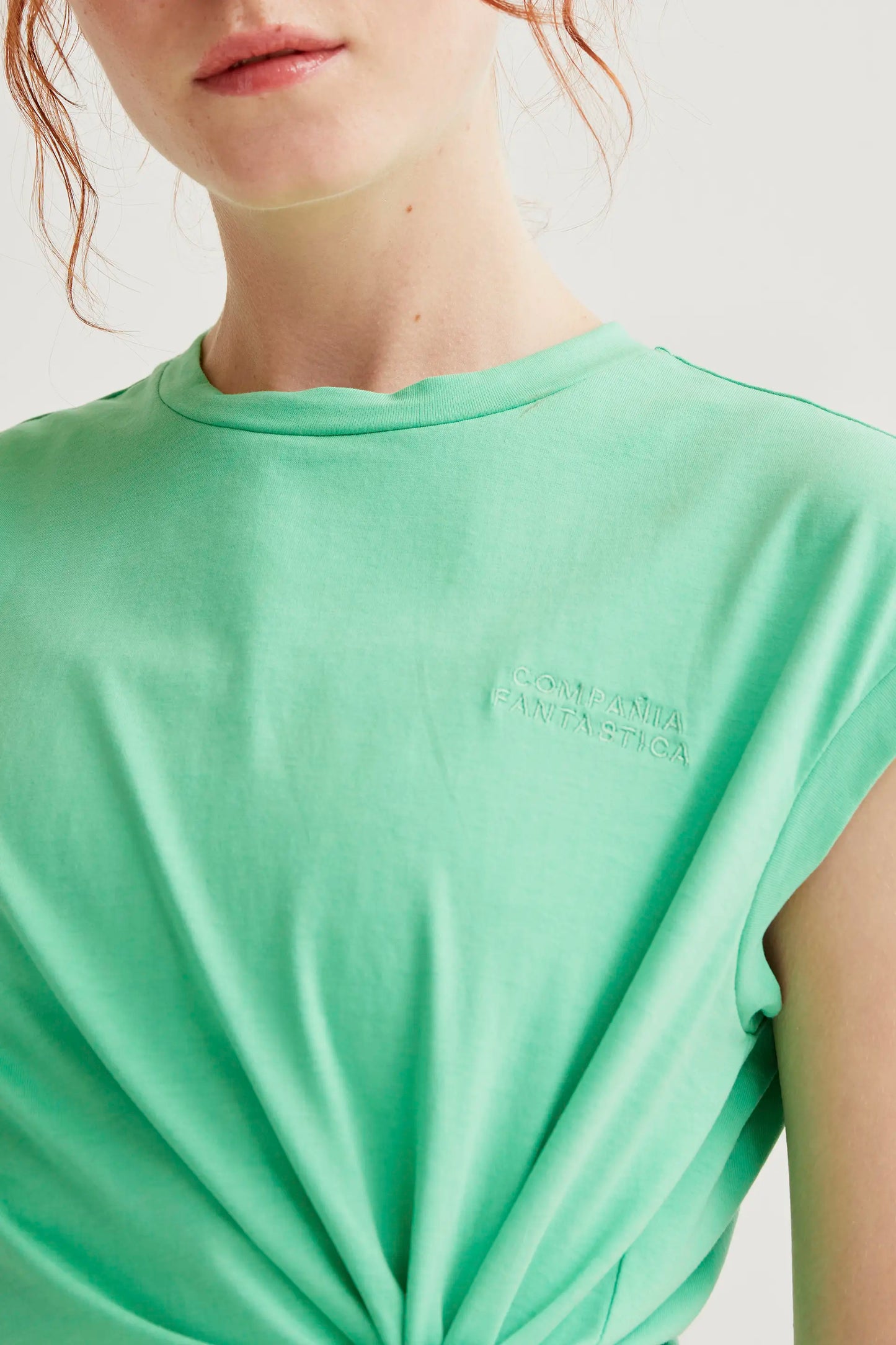 Maglietta verde 100% cotone