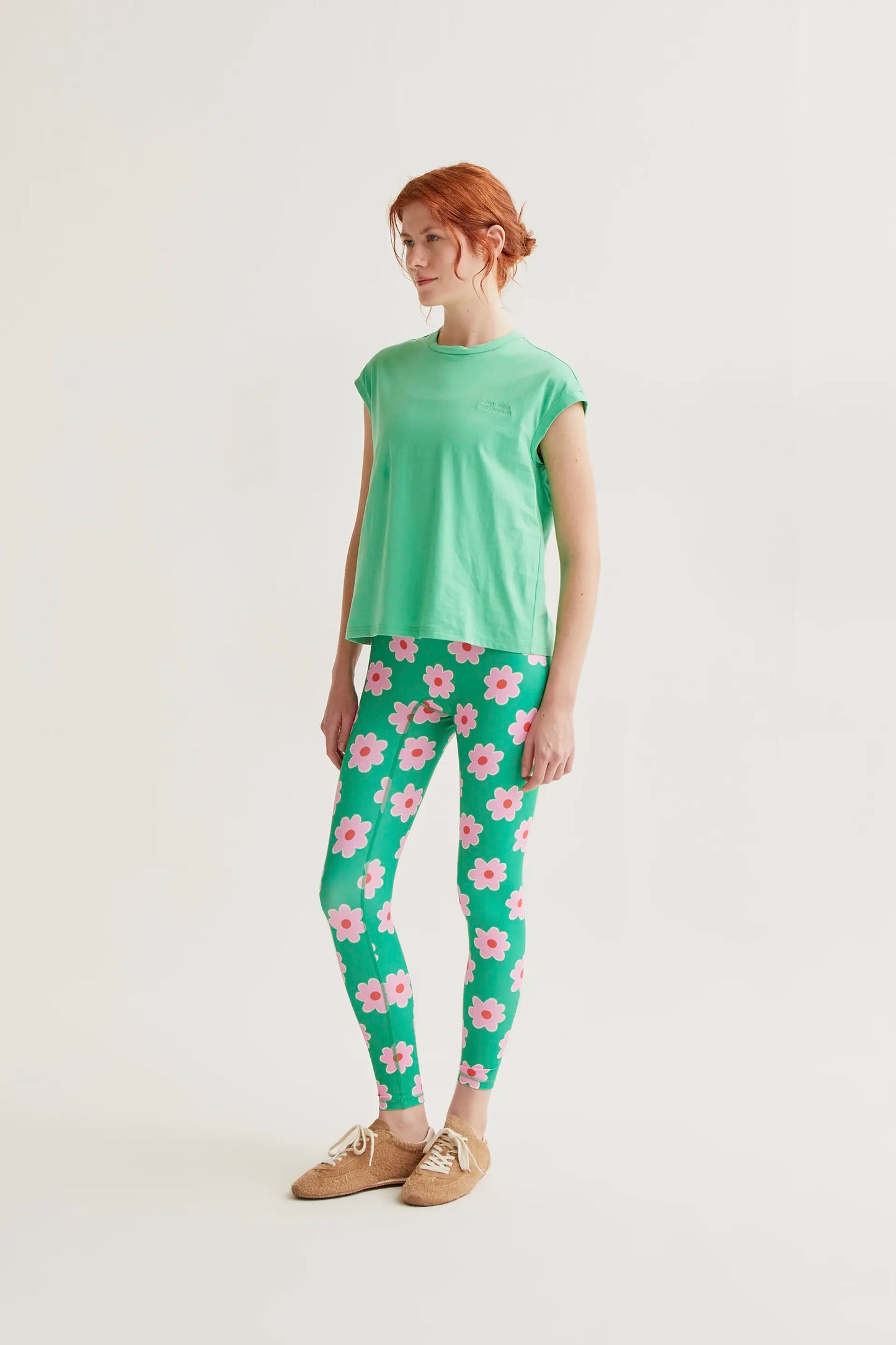 Maglietta verde 100% cotone