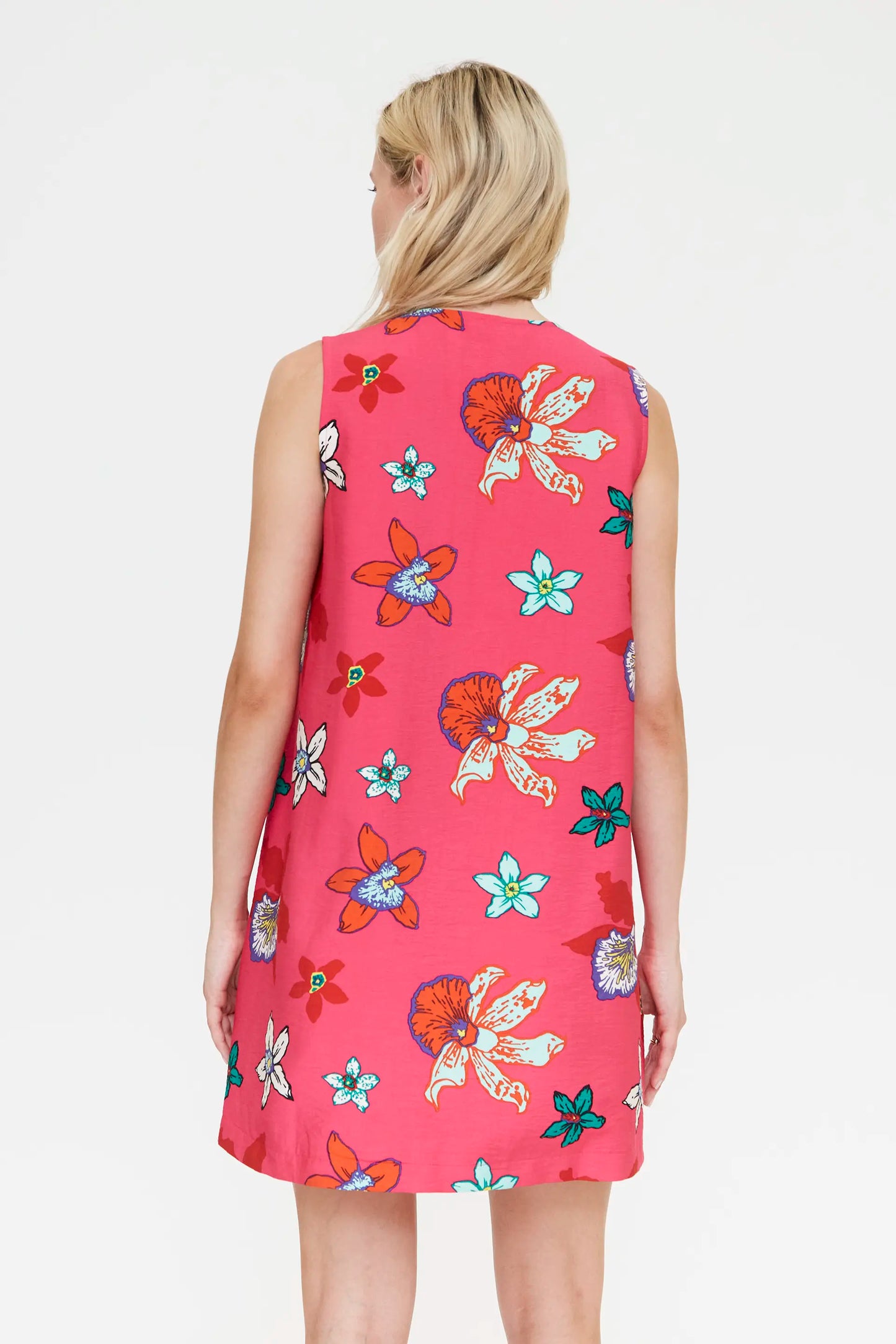 Abito corto con stampa Vanda